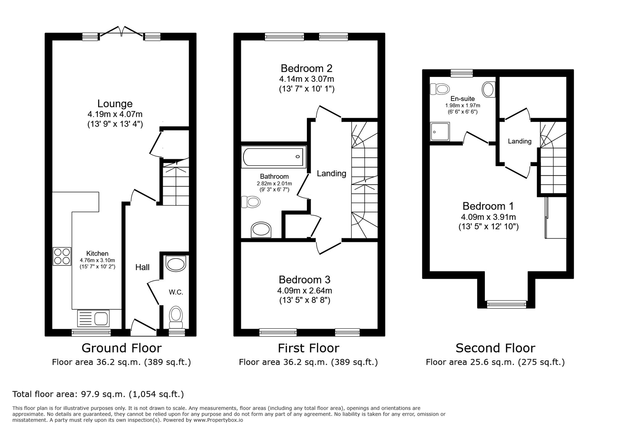28 Plas Hesketh, Abergele floorplan