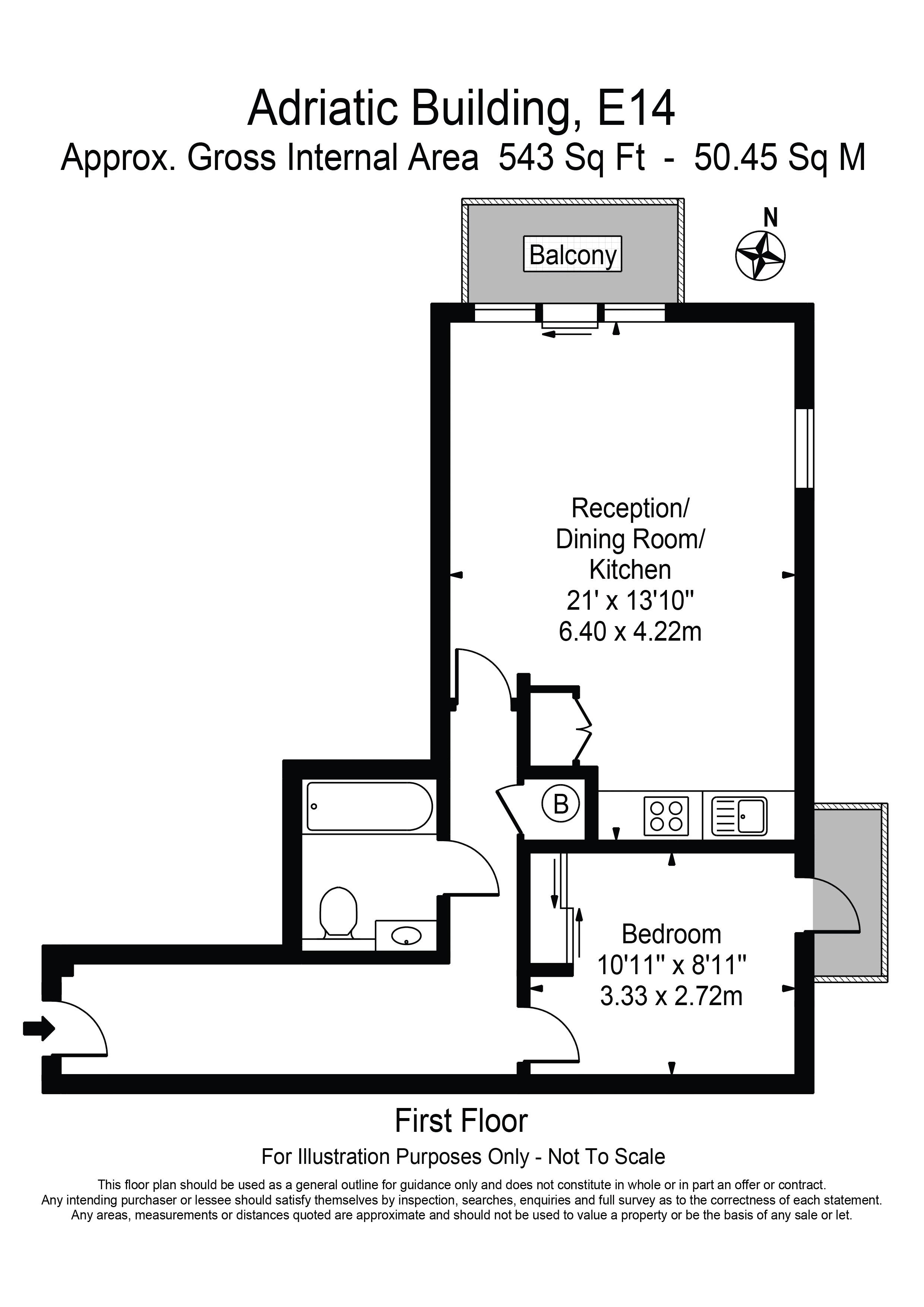1 Bedrooms Flat to rent in Adriatic Building, Limehouse E14