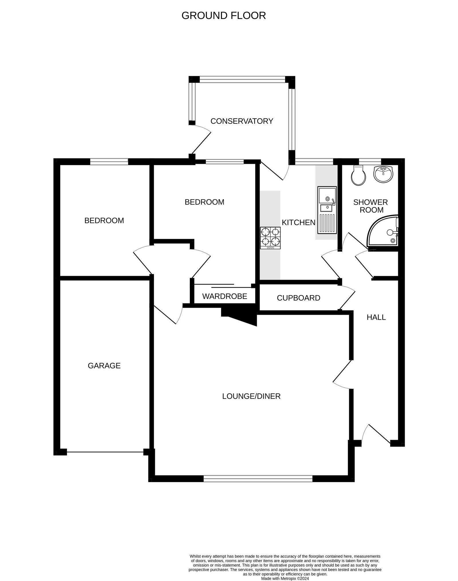 Holzereck, Rose-An-Grouse, Hayle floorplan