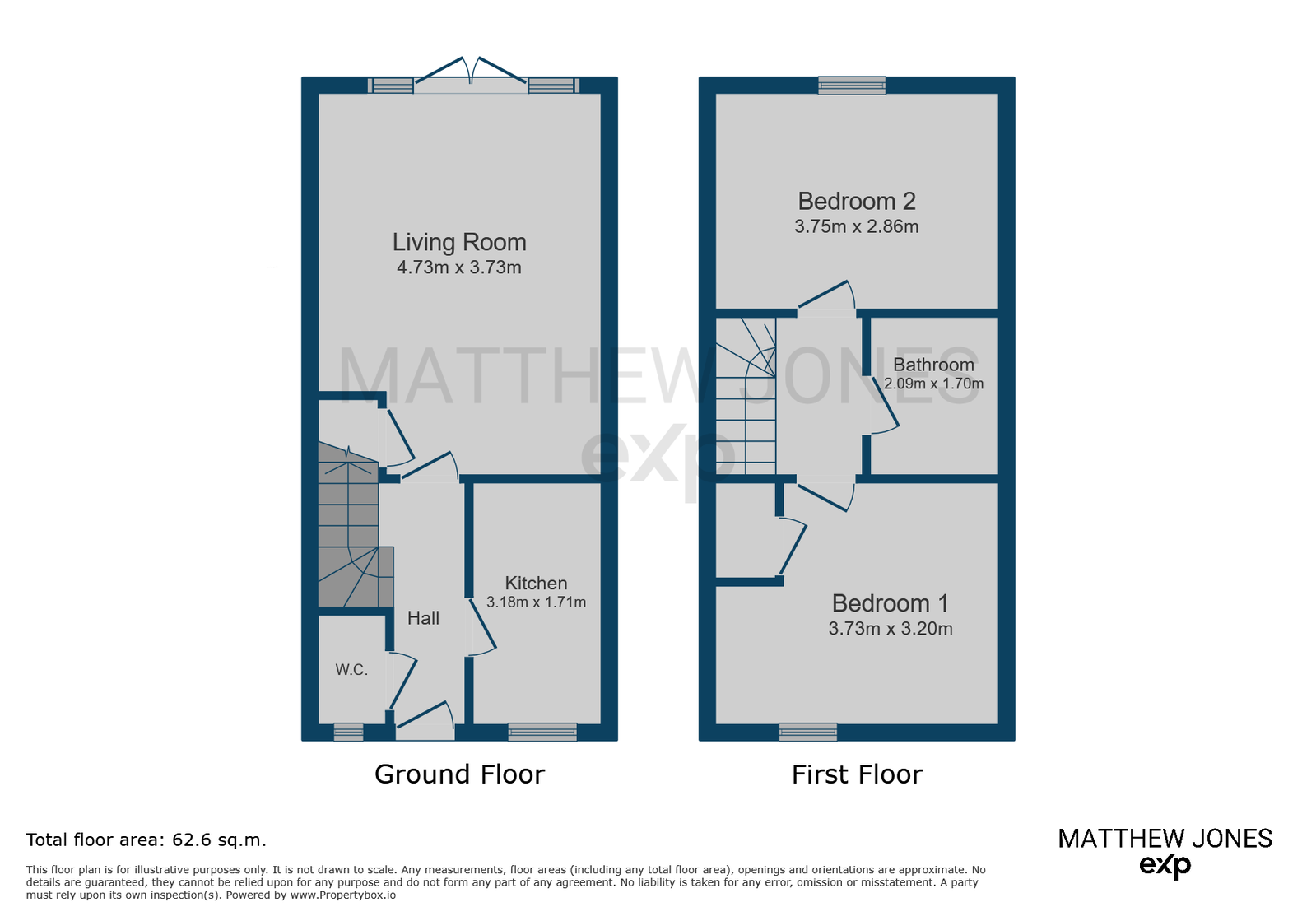 47, Gelli Rhedyn, Swansea floorplan