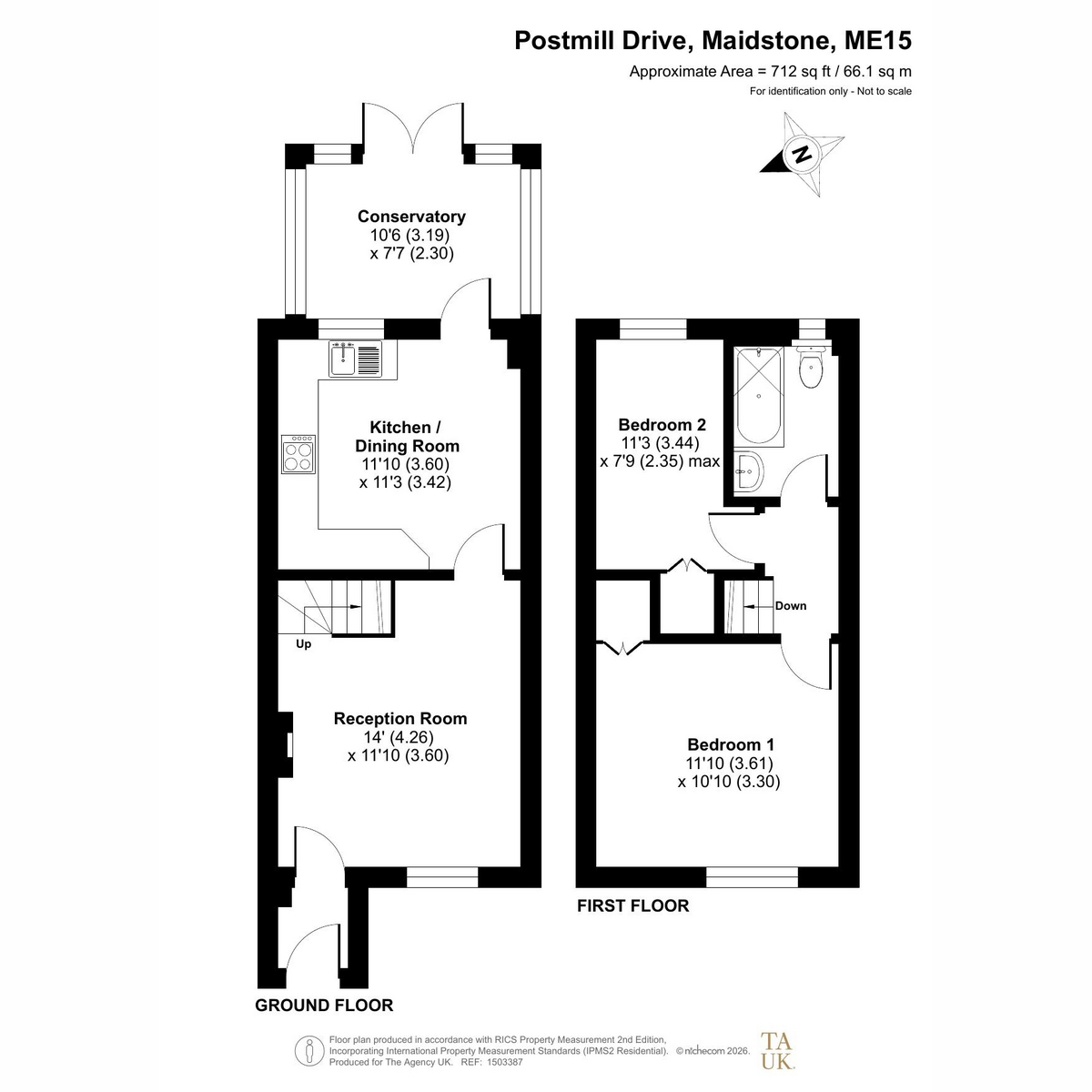 38, Postmill Drive, Maidstone floorplan