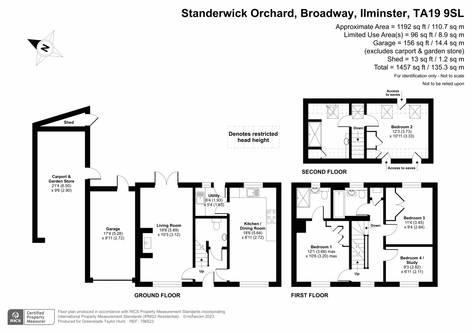 11, Standerwick Orchard, Ilminster floorplan