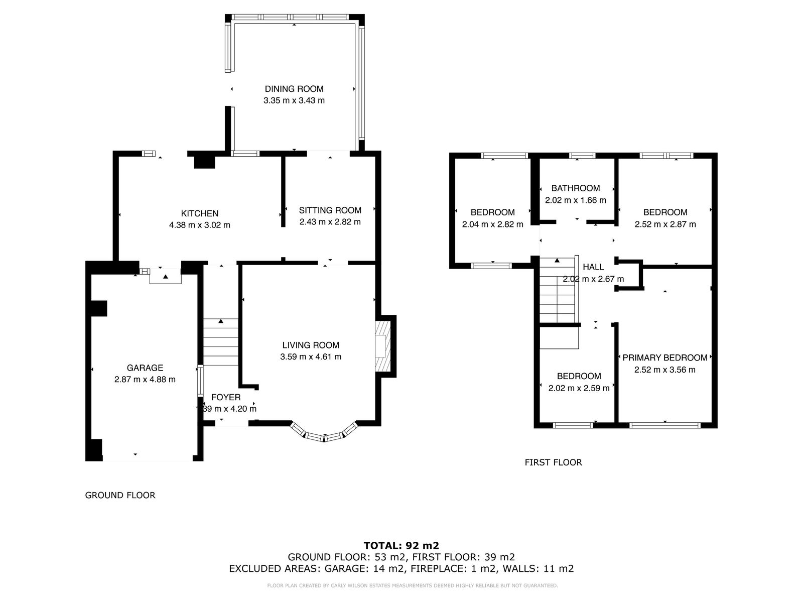 18, Coppice Gardens, Rotherham floorplan