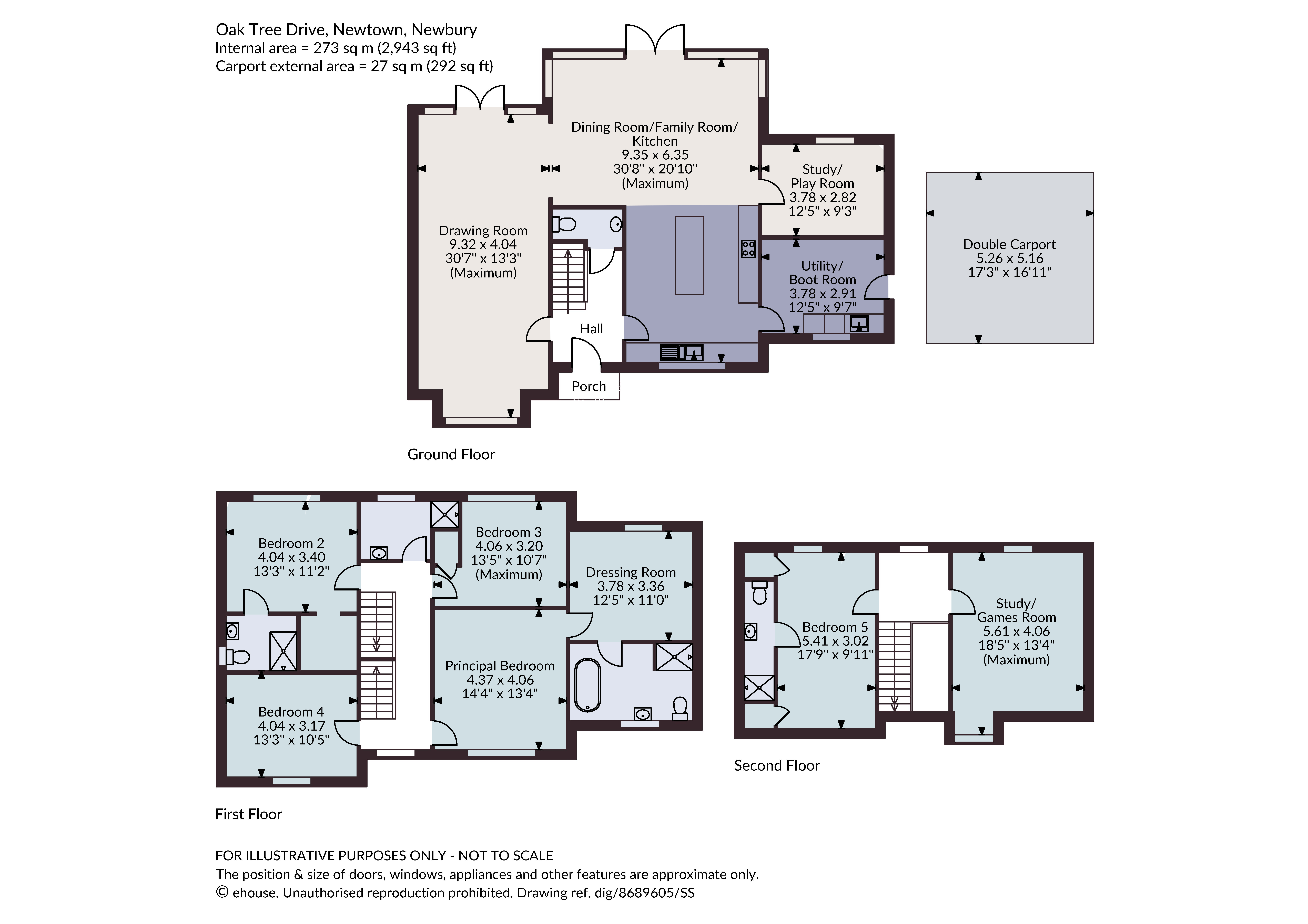 1, Oak Tree Drive, Newbury floorplan