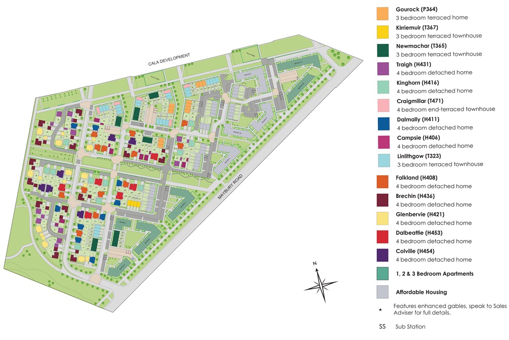 "Newmachar" at Meadowsweet Drive, Edinburgh EH4, 3 bedroom terraced