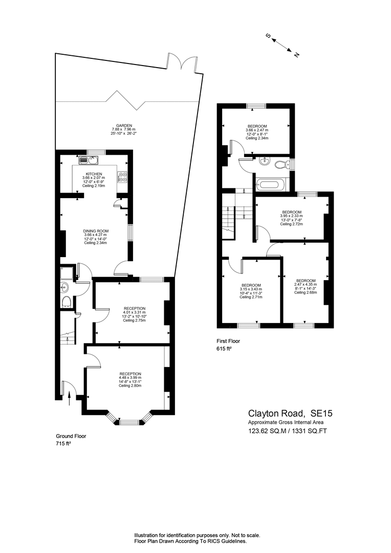 84, Clayton Road, Peckham floorplan