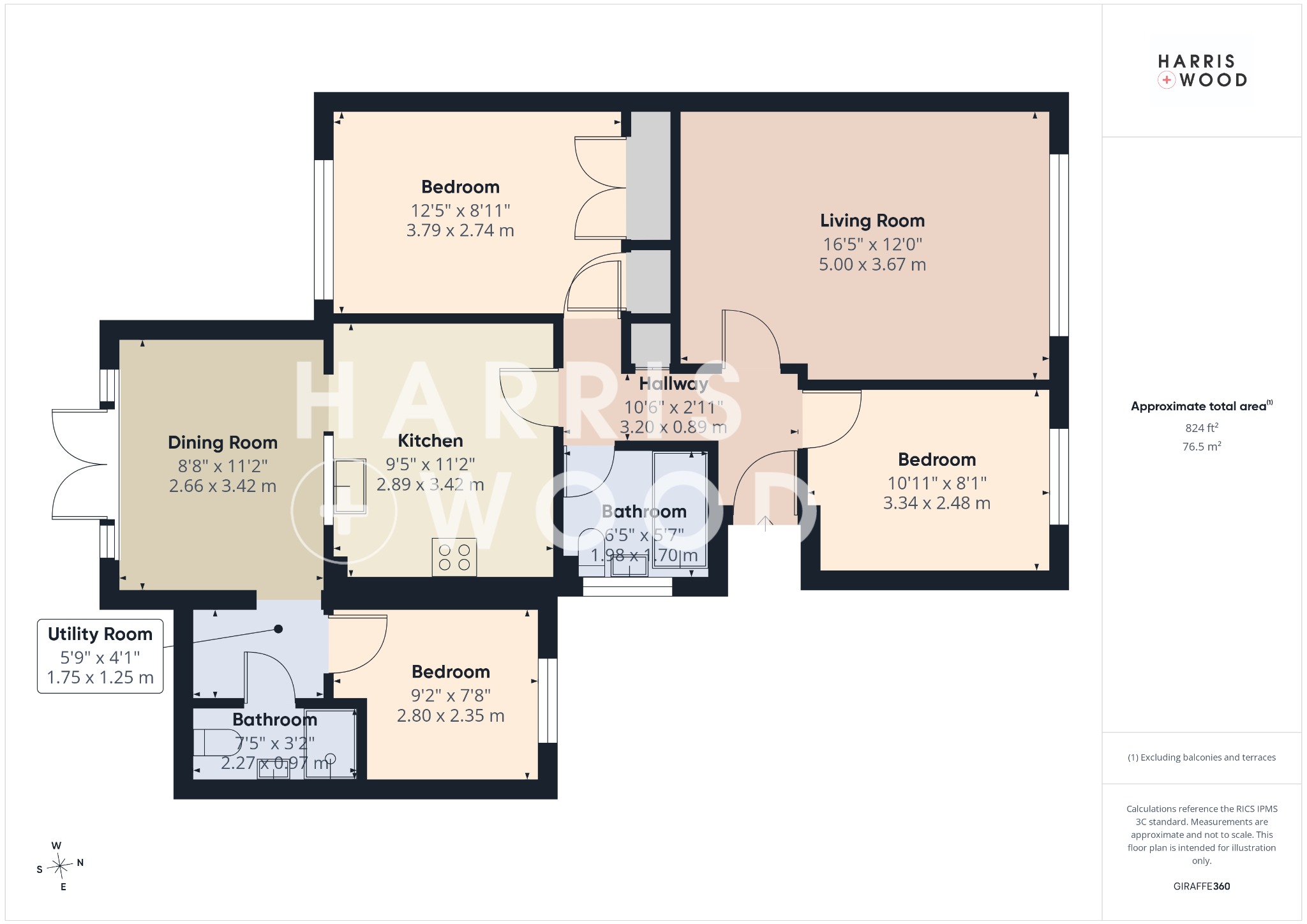 5 Stanmore Close, Clacton-On-Sea, Essex floorplan