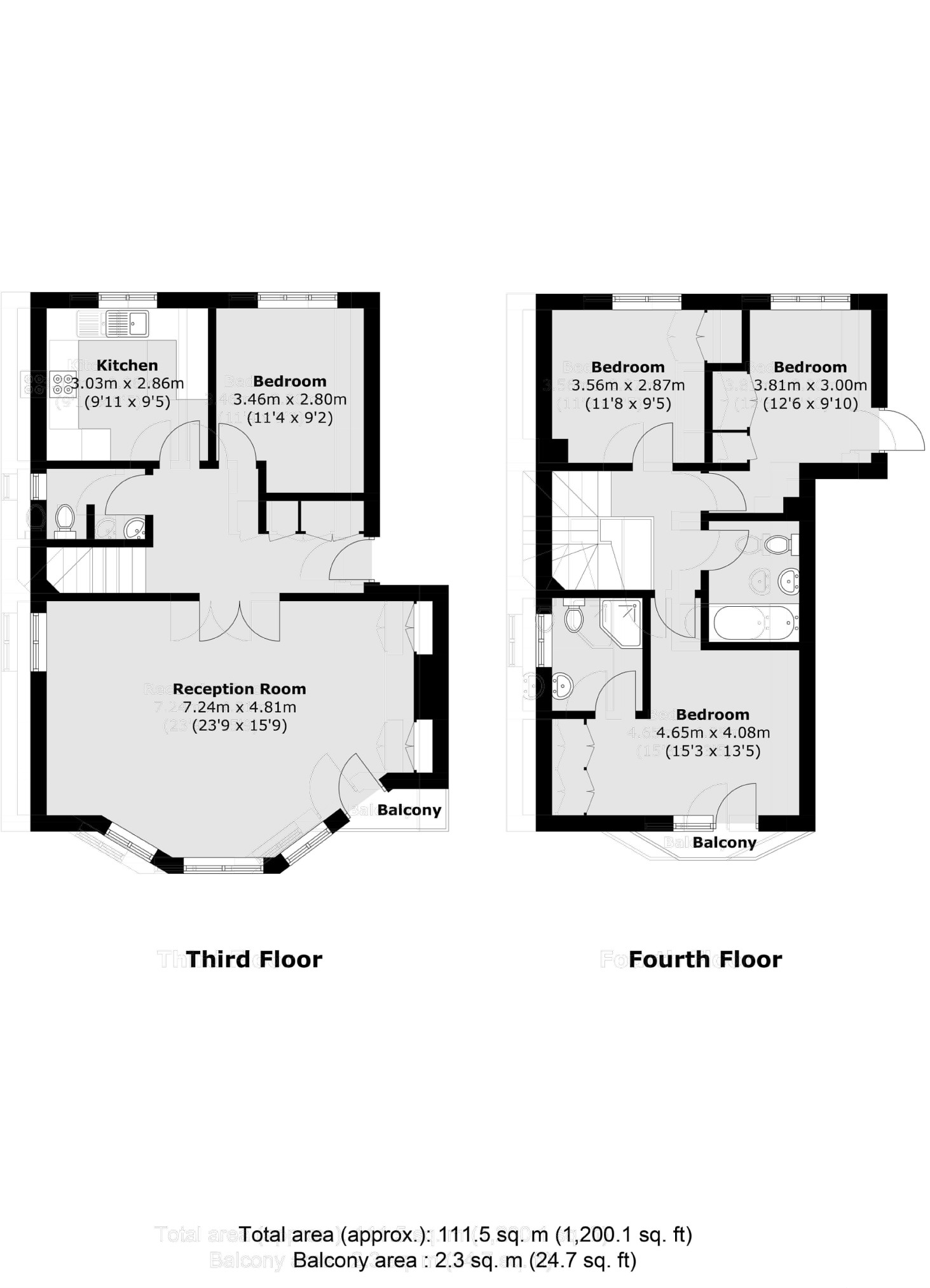 42, Aland Court, London floorplan
