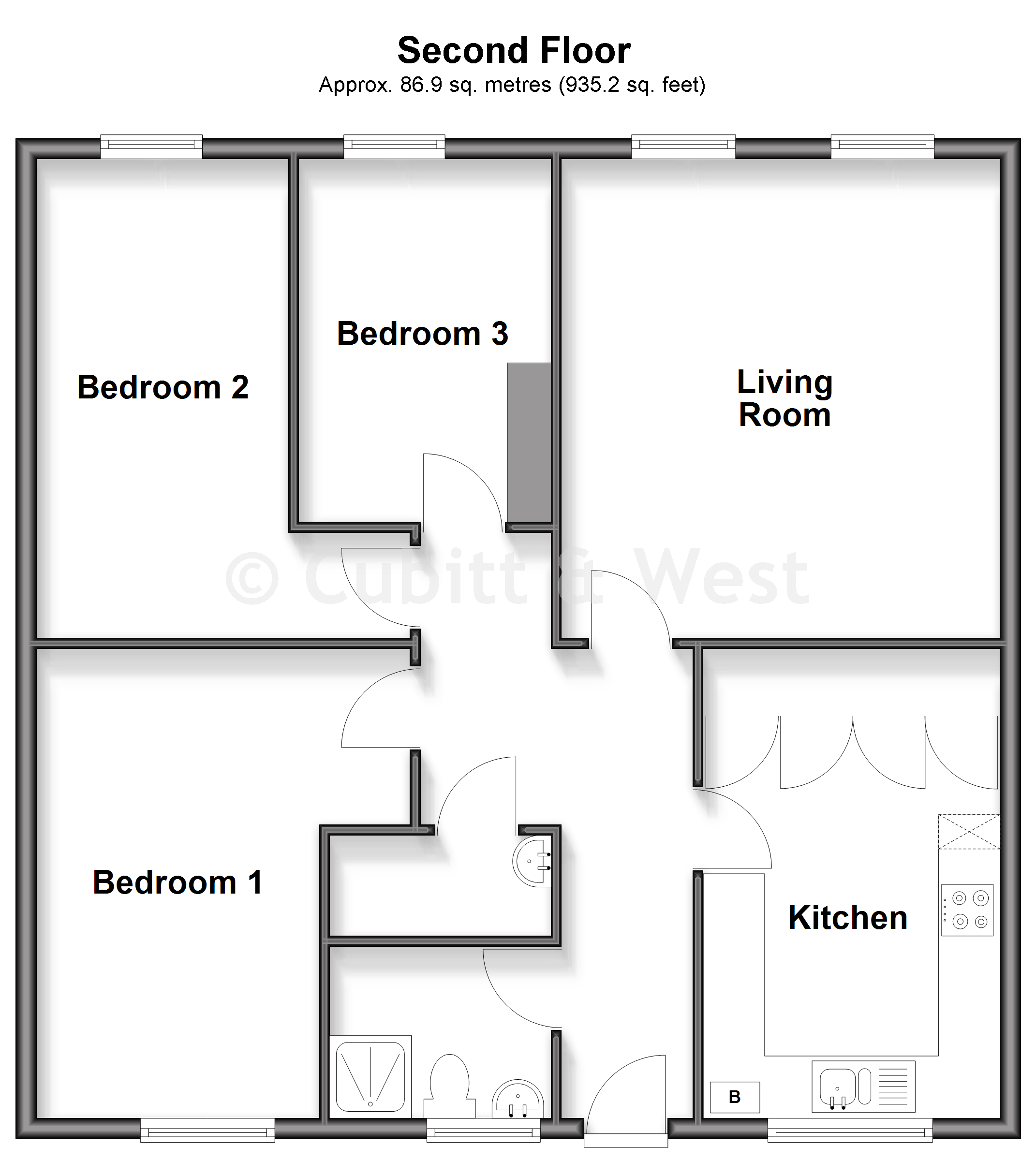 218, High Street, Croydon floorplan