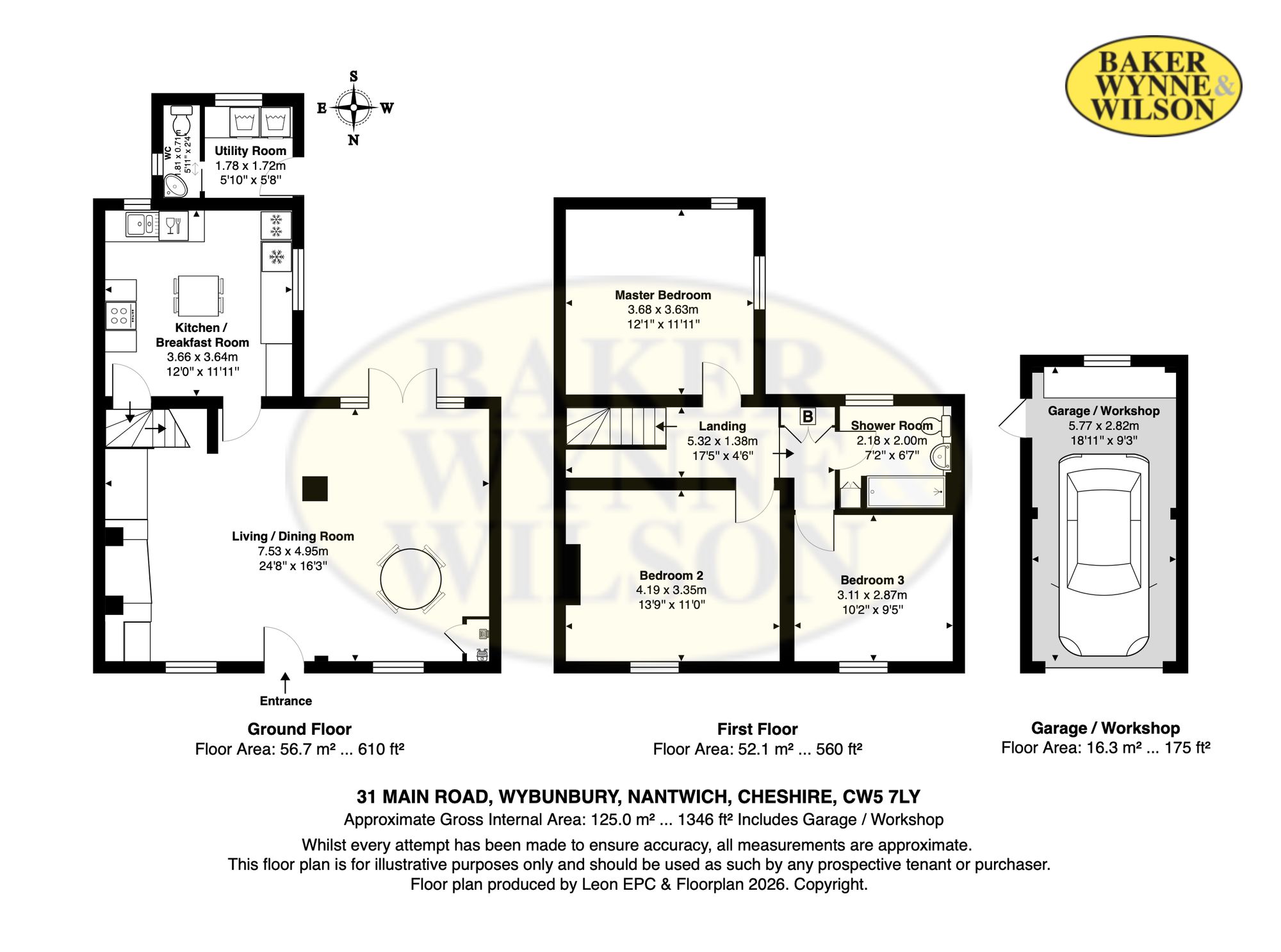 31 Main Road, Nantwich floorplan
