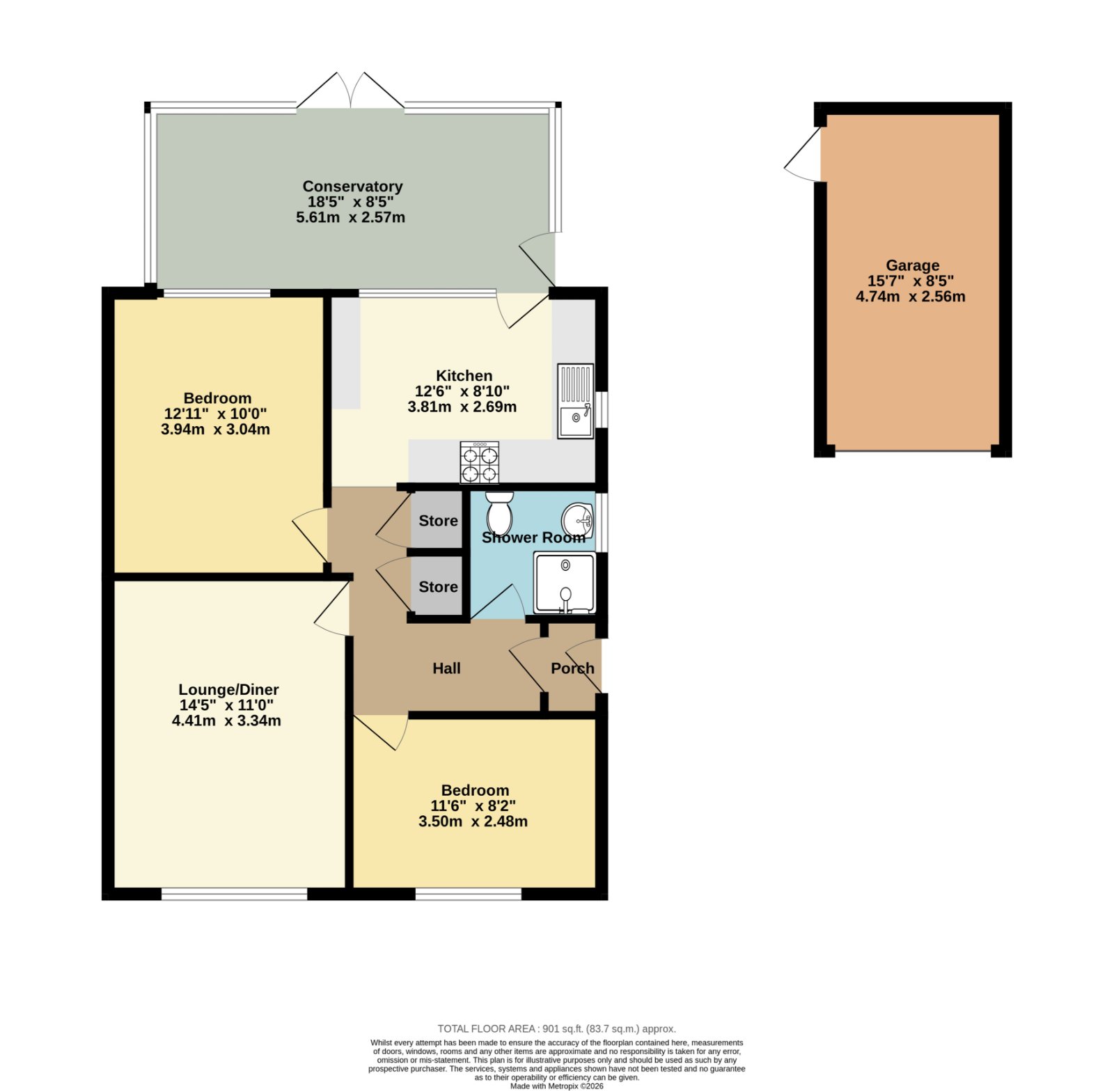 7, Kirkstone Avenue, Kent floorplan