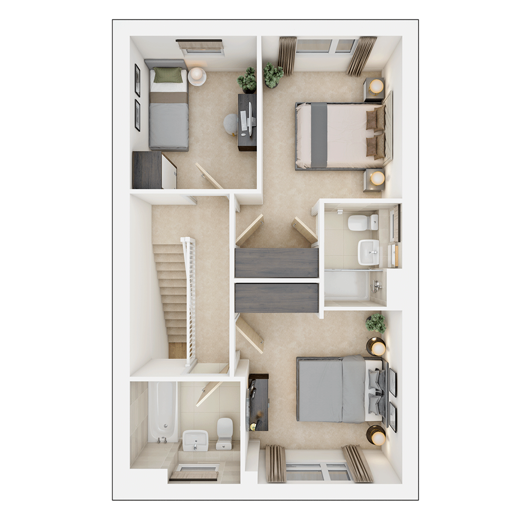The Tetford - Plot 3, Charnwood Chase At Swinfen Vale, Charnwood Chase, Sence Valley Road (Off Beveridge Lane), Coalville floorplan