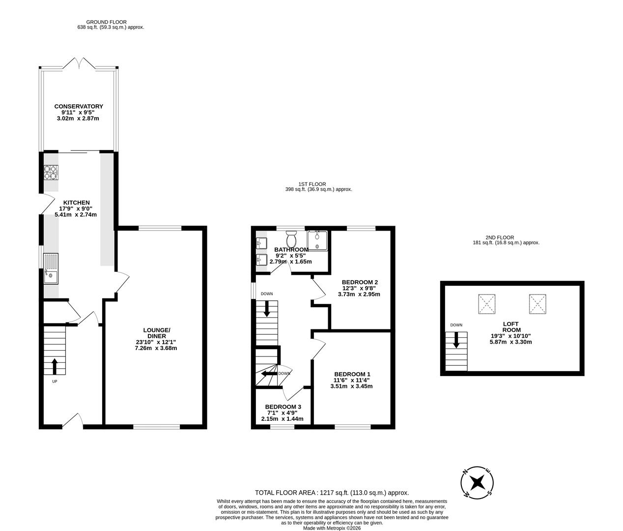 20, Western Green, Winteringham floorplan