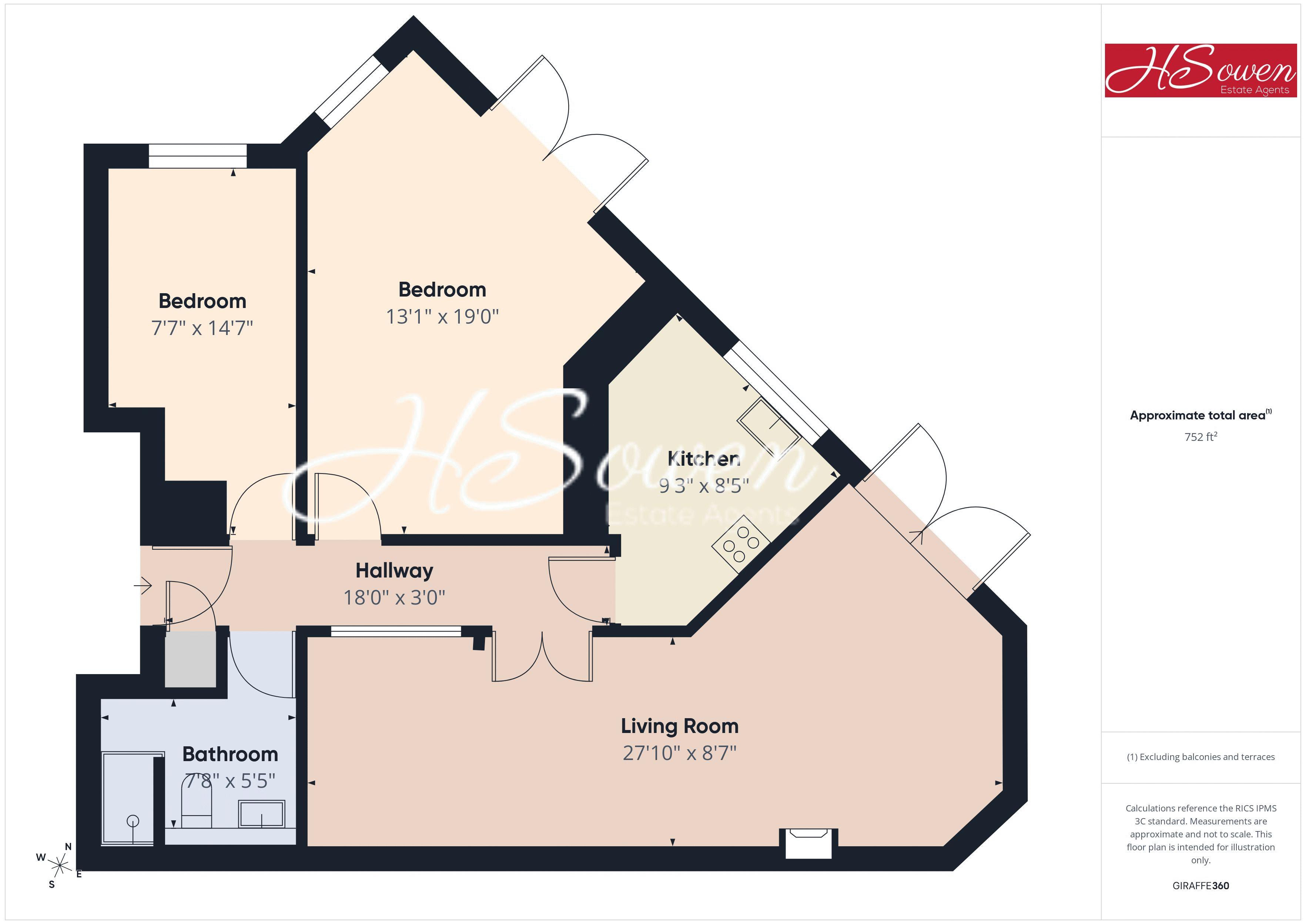 Flat 1, Torwood gardens court, Torwood Gardens Road, Torquay floorplan