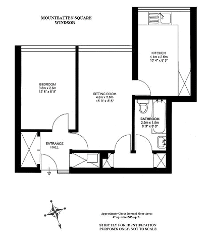 1 Bedrooms Flat for sale in Mountbatten Square, Windsor, Berkshire SL4