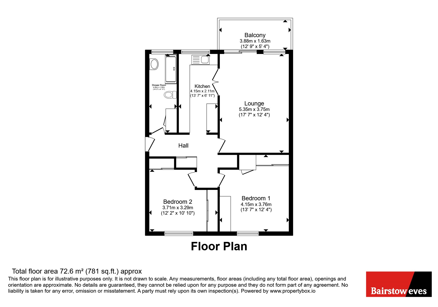 Sawyers Hall Lane, Essex floorplan