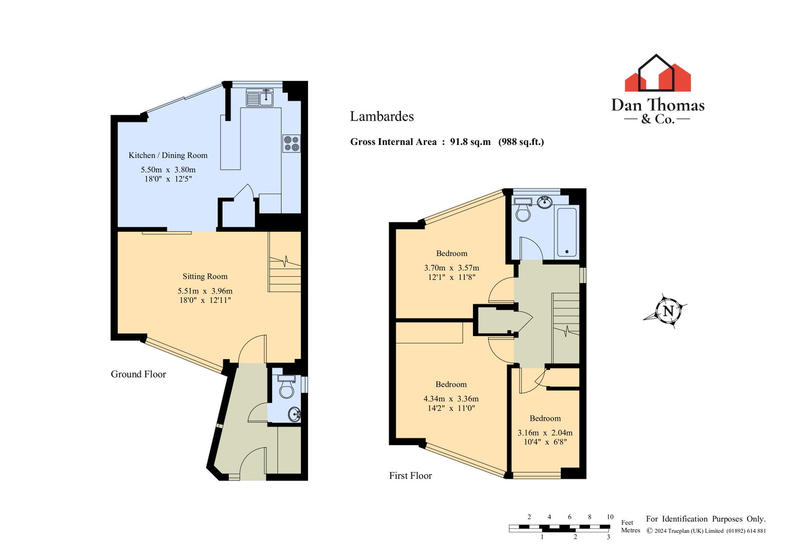 Lambardes, Longfield floorplan