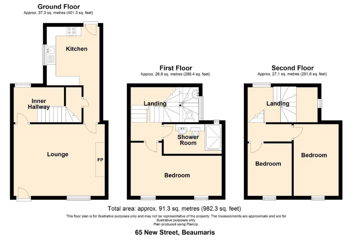 65, New Street, Beaumaris floorplan