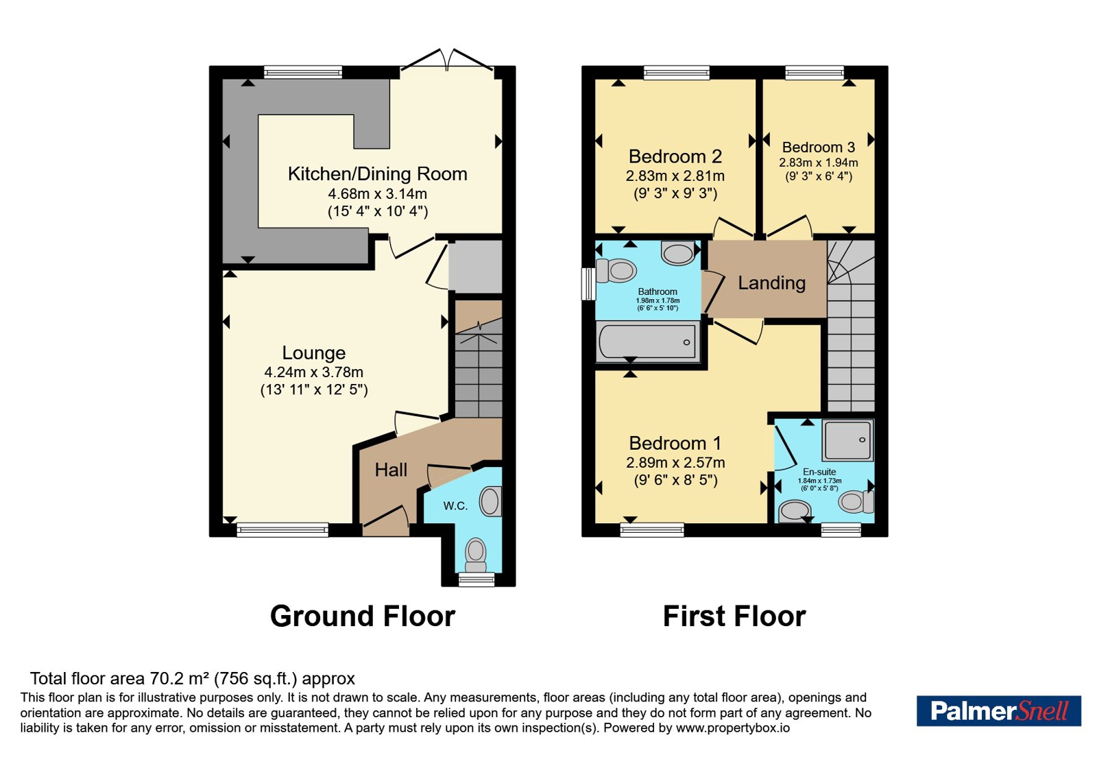 21, Sisken Place, Yeovil floorplan