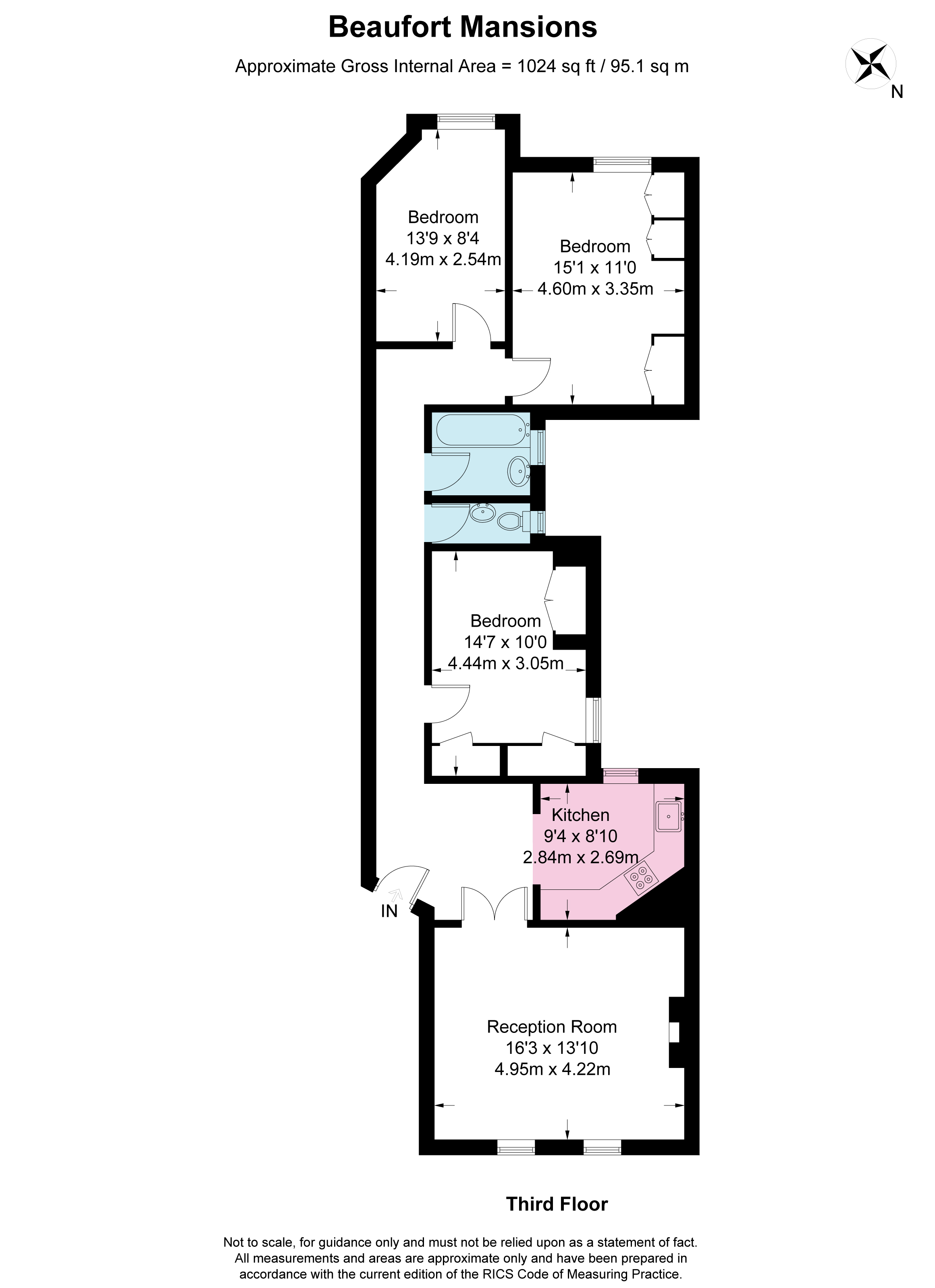 3 Bedrooms Flat for sale in Beaufort Mansions, Beaufort Street, London SW3