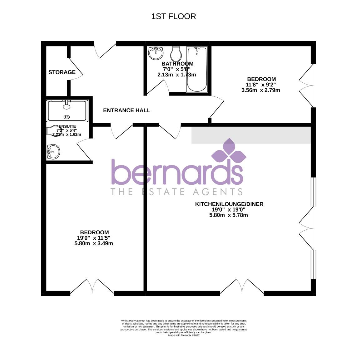Flat, 5 Lombardy House, Governors Walk, Portsmouth floorplan