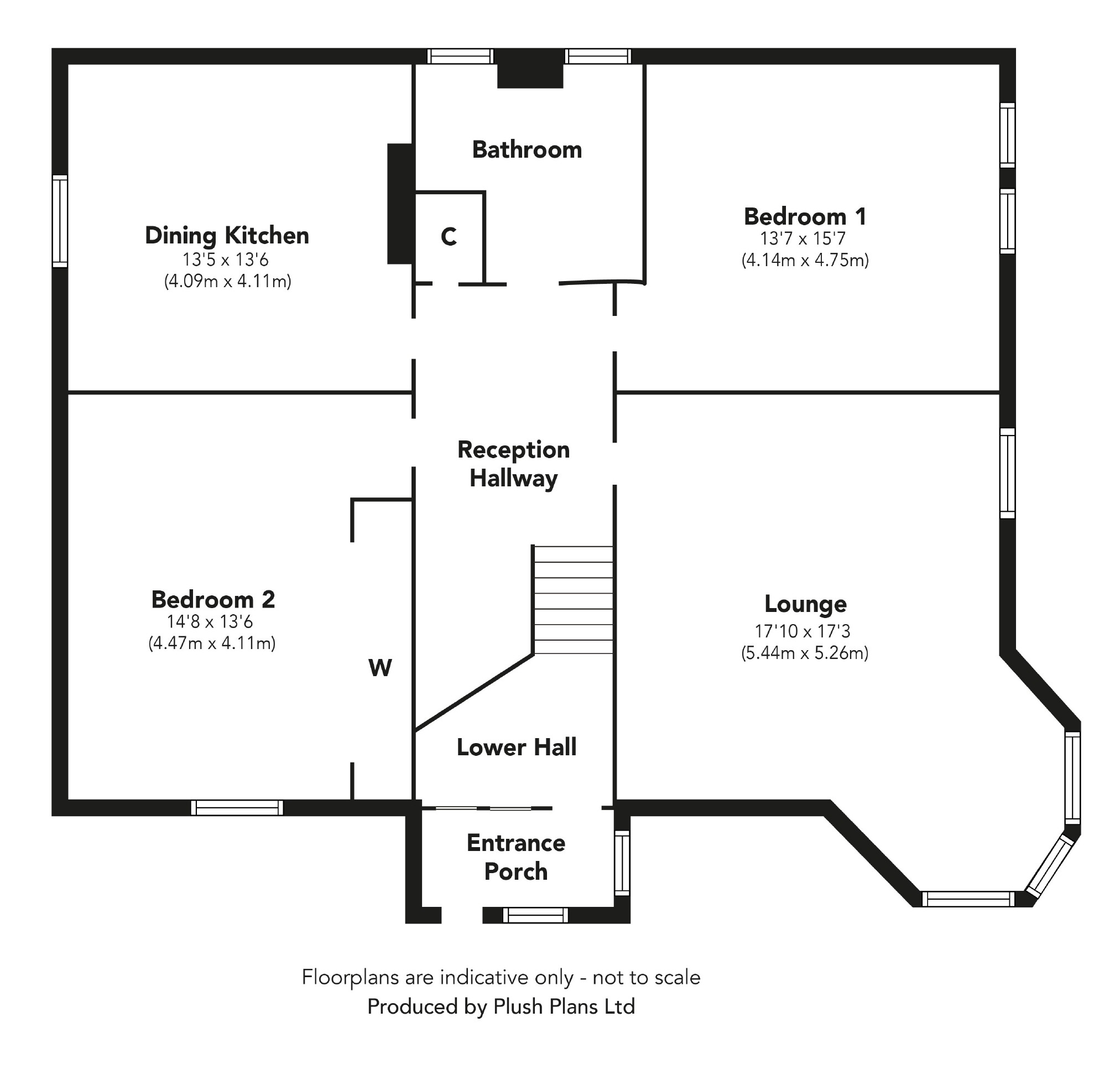 2 Bedrooms Flat for sale in Tower Drive, Gourock PA19