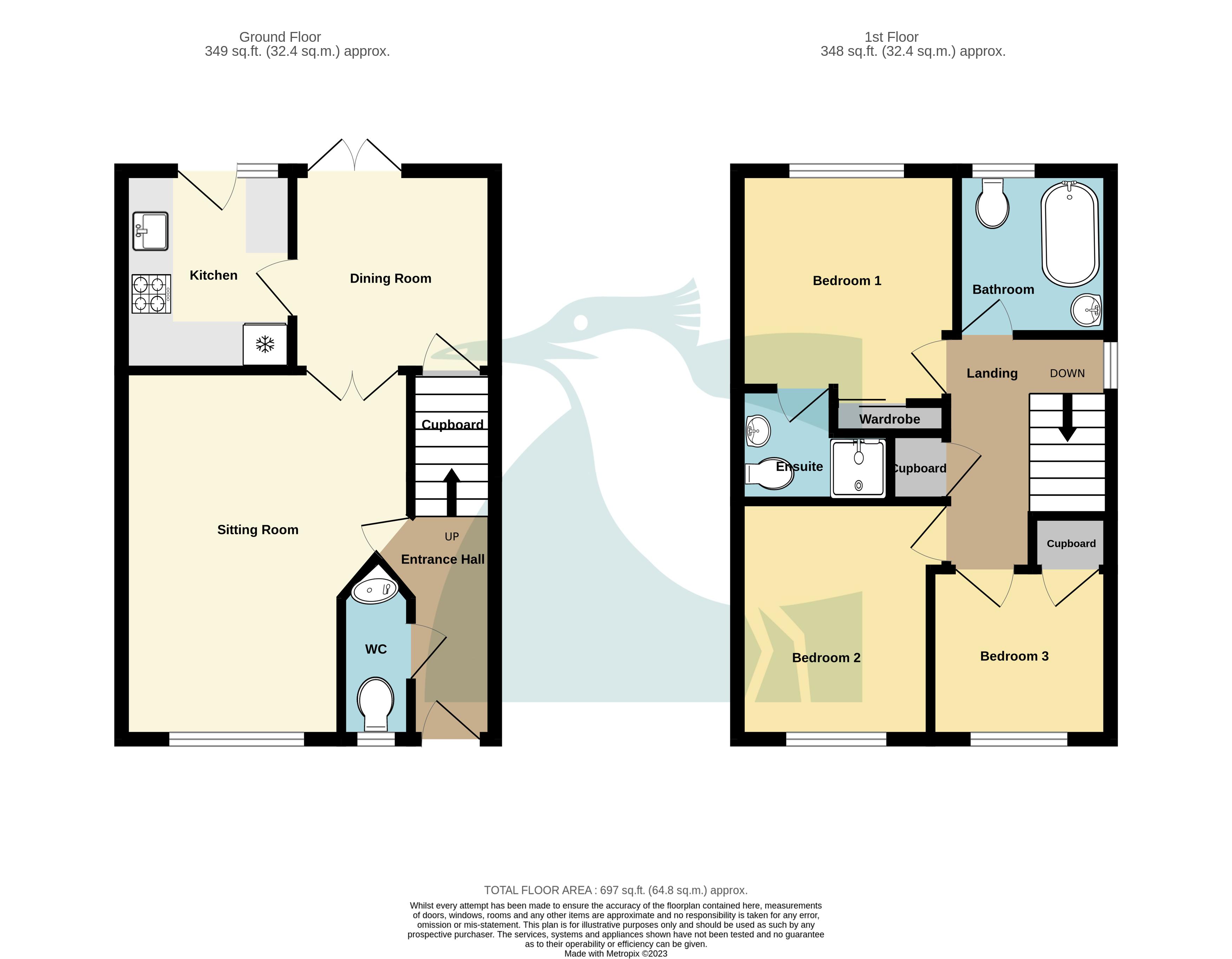 Kirton Close, Hawkinge, Folkestone CT18, 3 bedroom end terrace house
