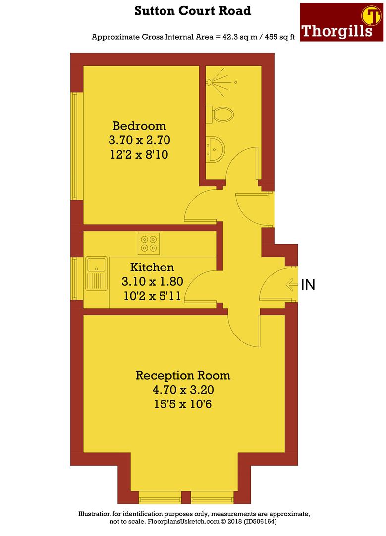 1 Bedrooms Flat to rent in Sutton Court Road, London W4