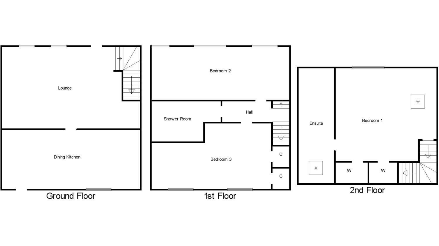 3 Bedrooms Terraced house for sale in Kirk Road, Carmunnock, Glasgow G76