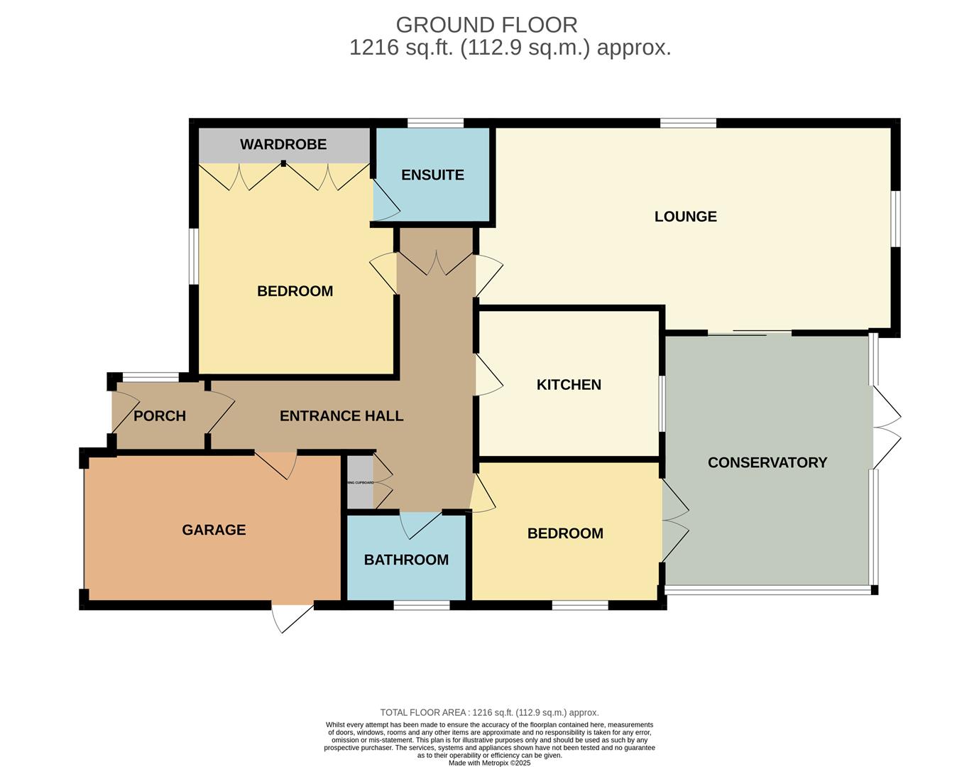 12, Highdown Way, Ferring floorplan