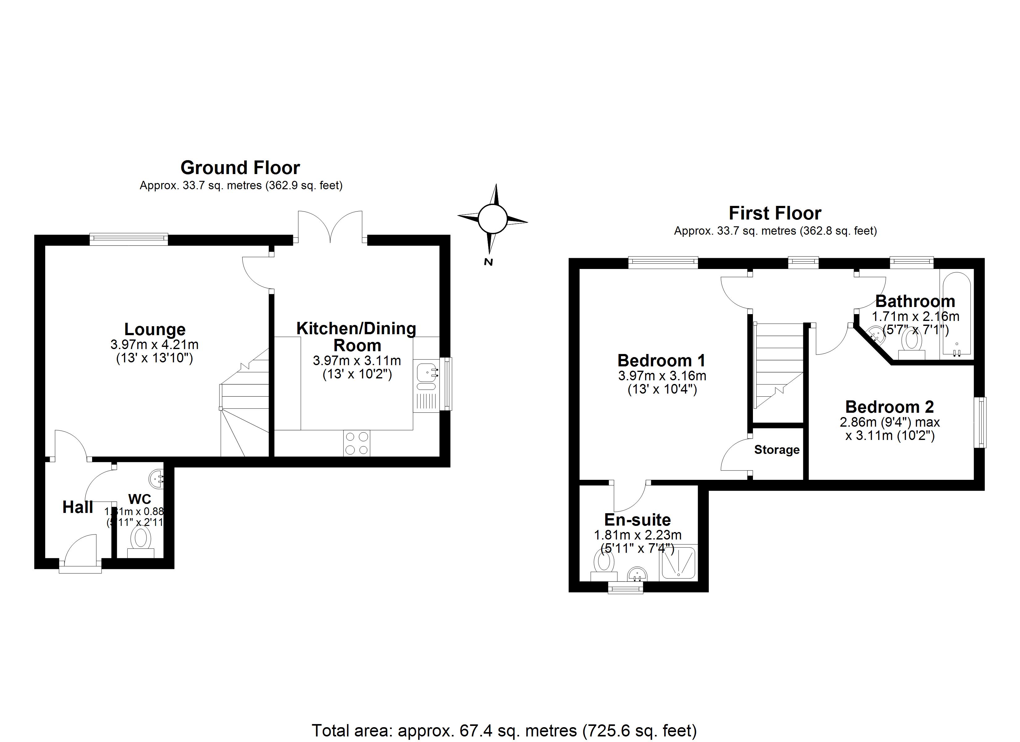 2 Bedrooms Mews house for sale in Gilbert Drive, Edgewater Place, Warrington WA4