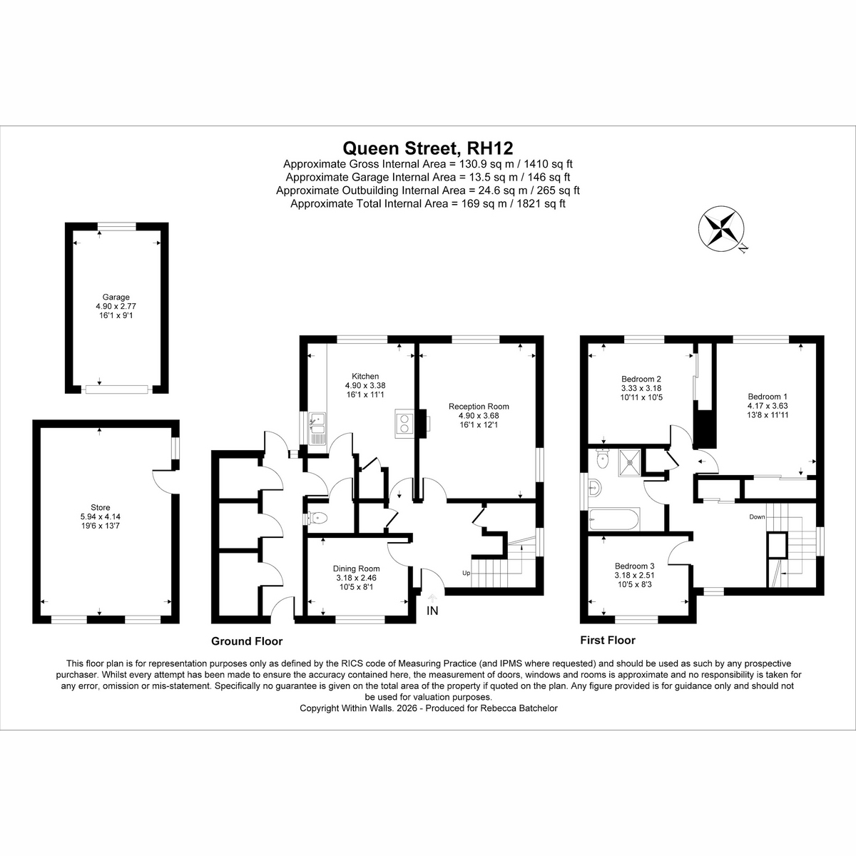 52, Queen Street, Horsham floorplan