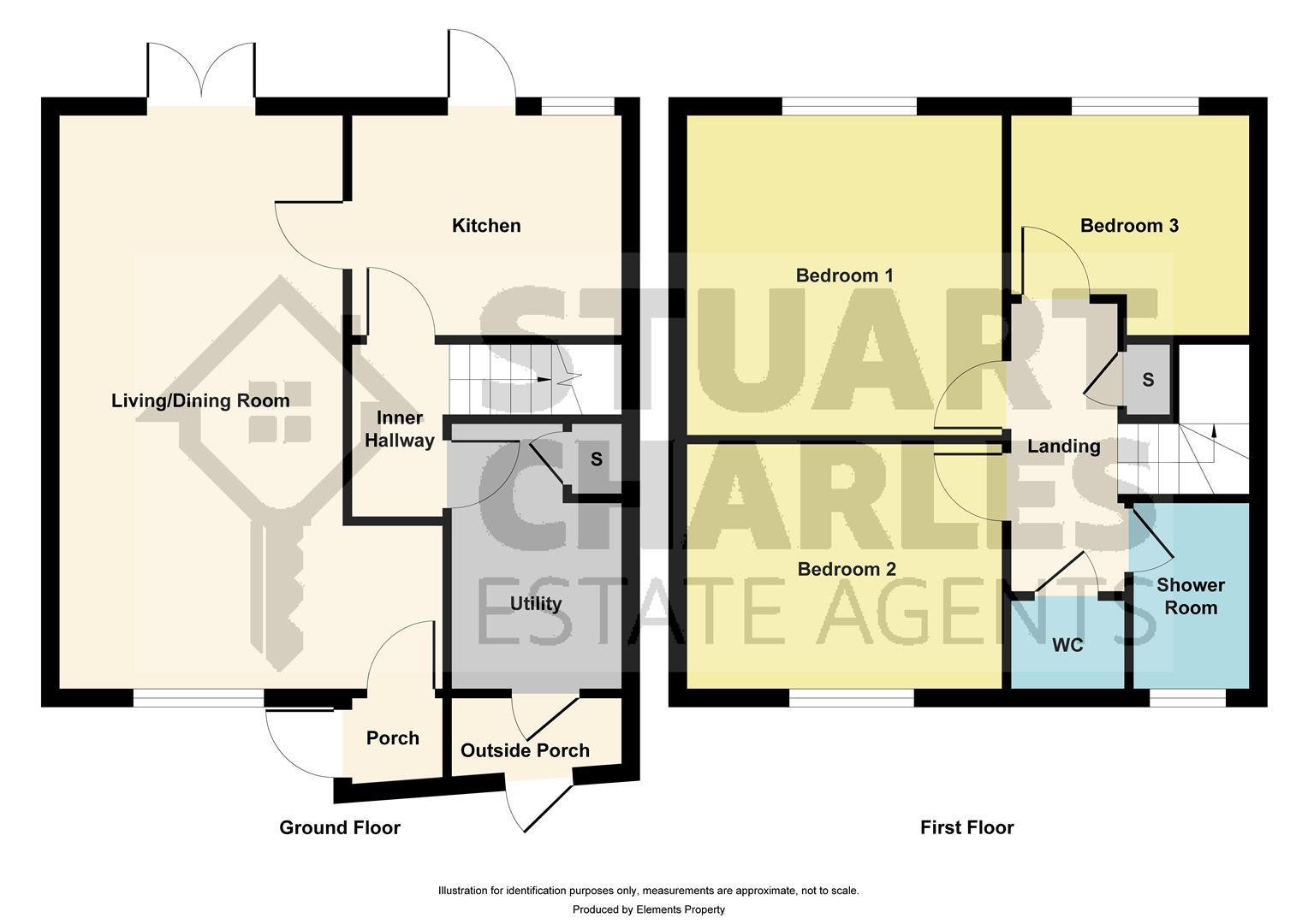 46, Landseer Court, Corby floorplan
