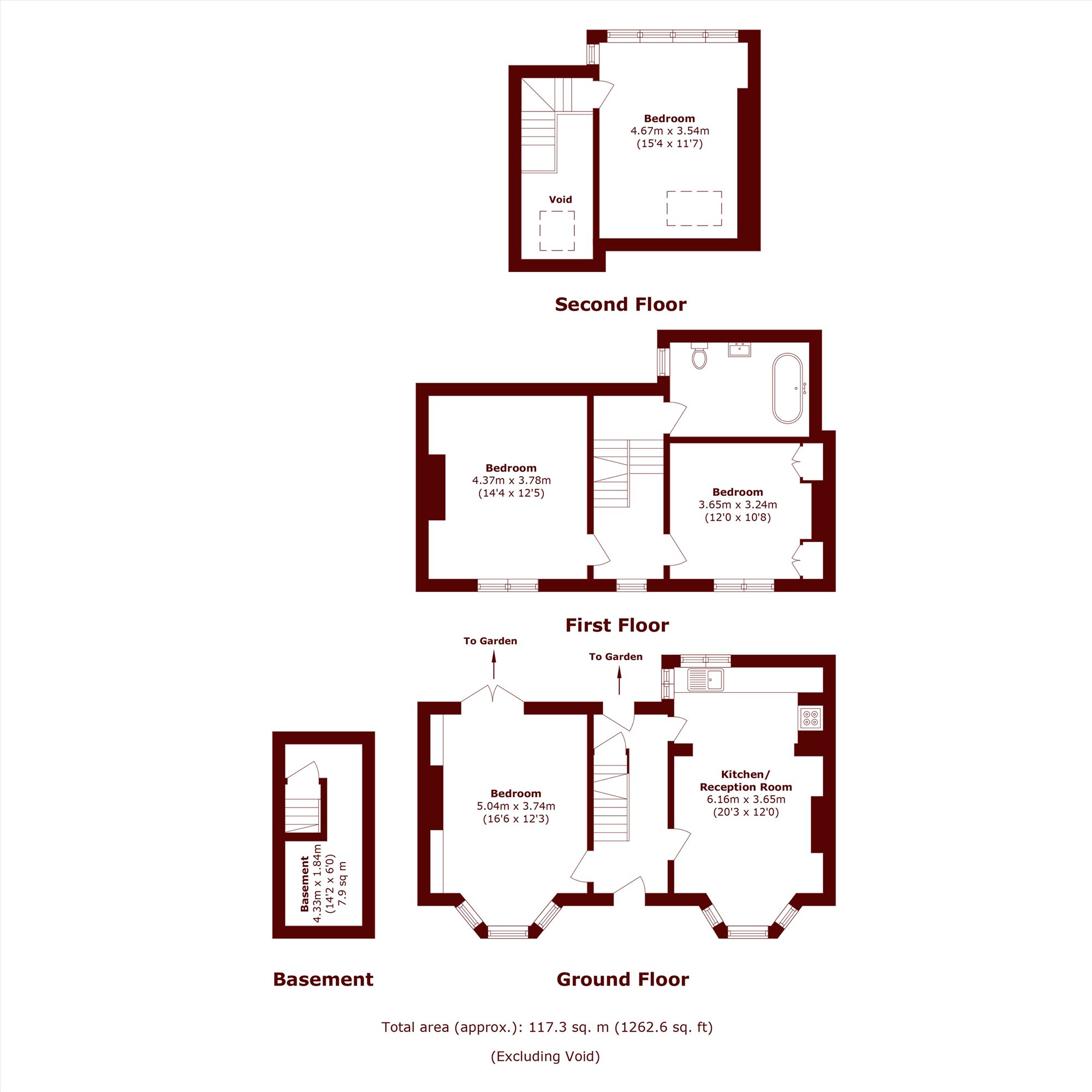 11, Andalus Road, London floorplan