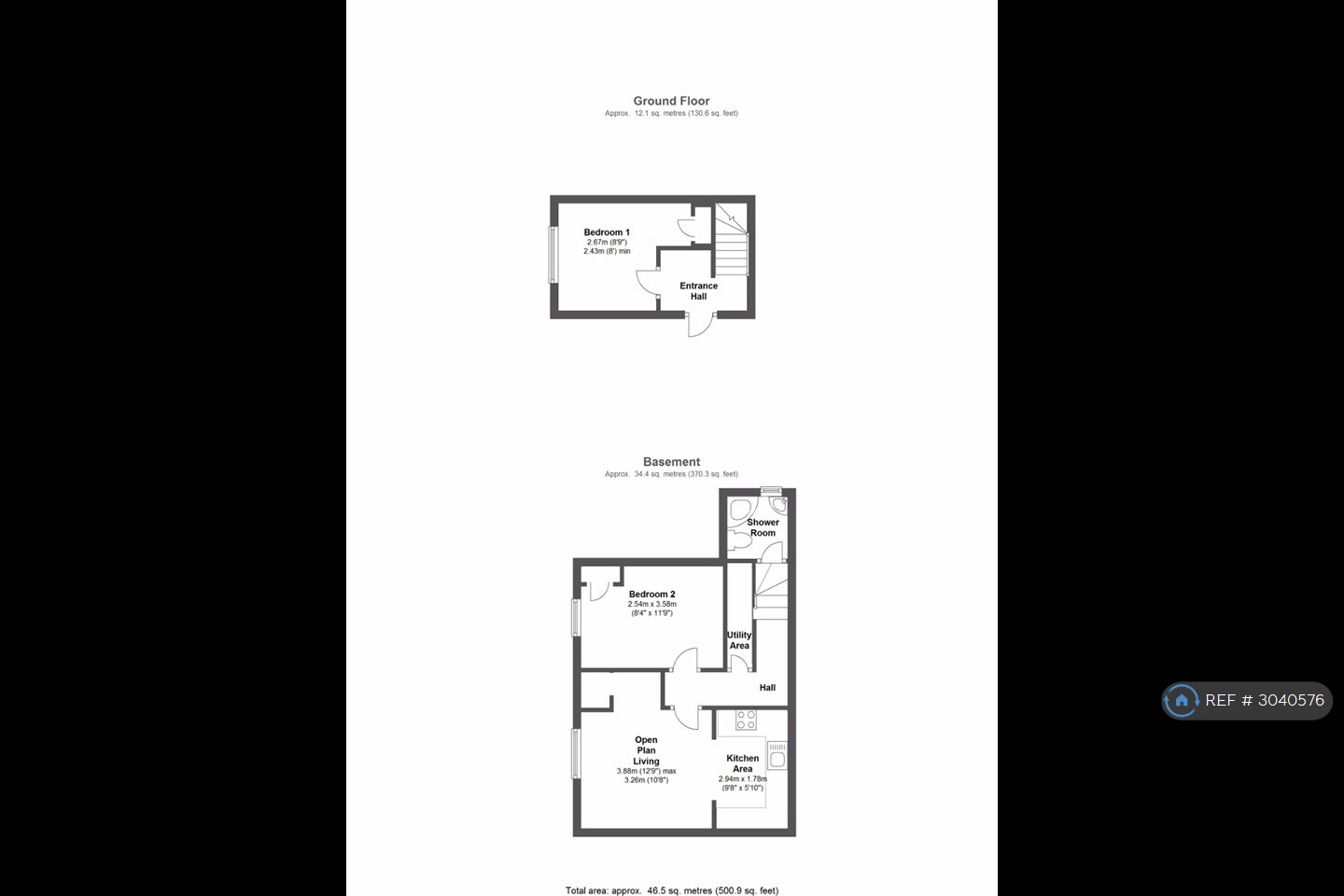 2, Portugal Place, Cambridge, CB5 floorplan