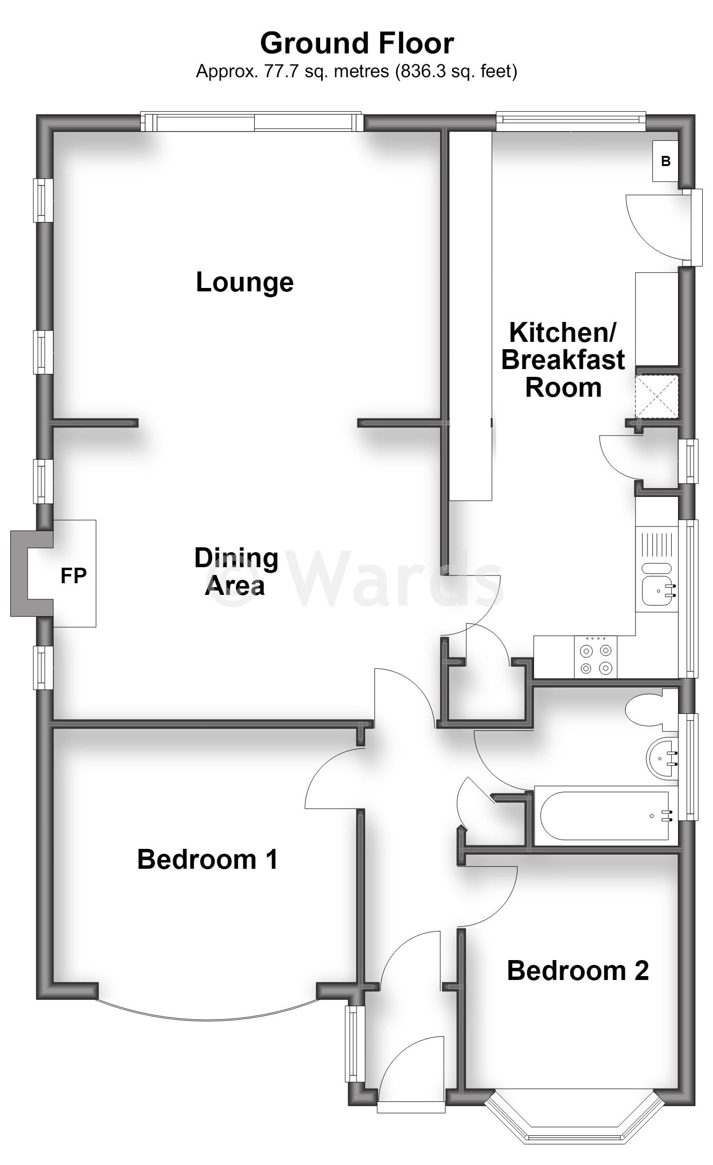 97, Maydowns Road, Whitstable floorplan