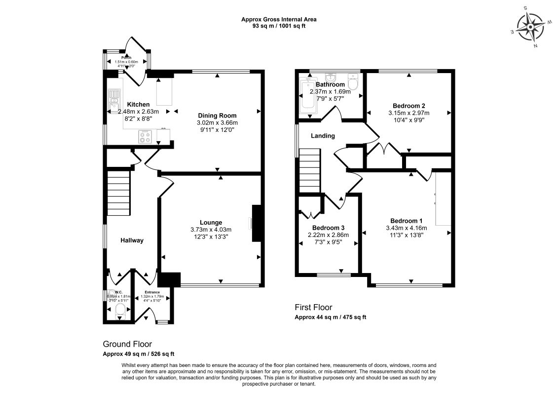66, Rosslyn Road, Coalville floorplan