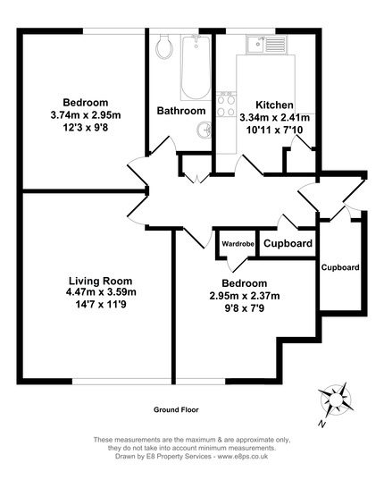 2 Bedrooms Flat to rent in Shelley Close, Abingdon OX14