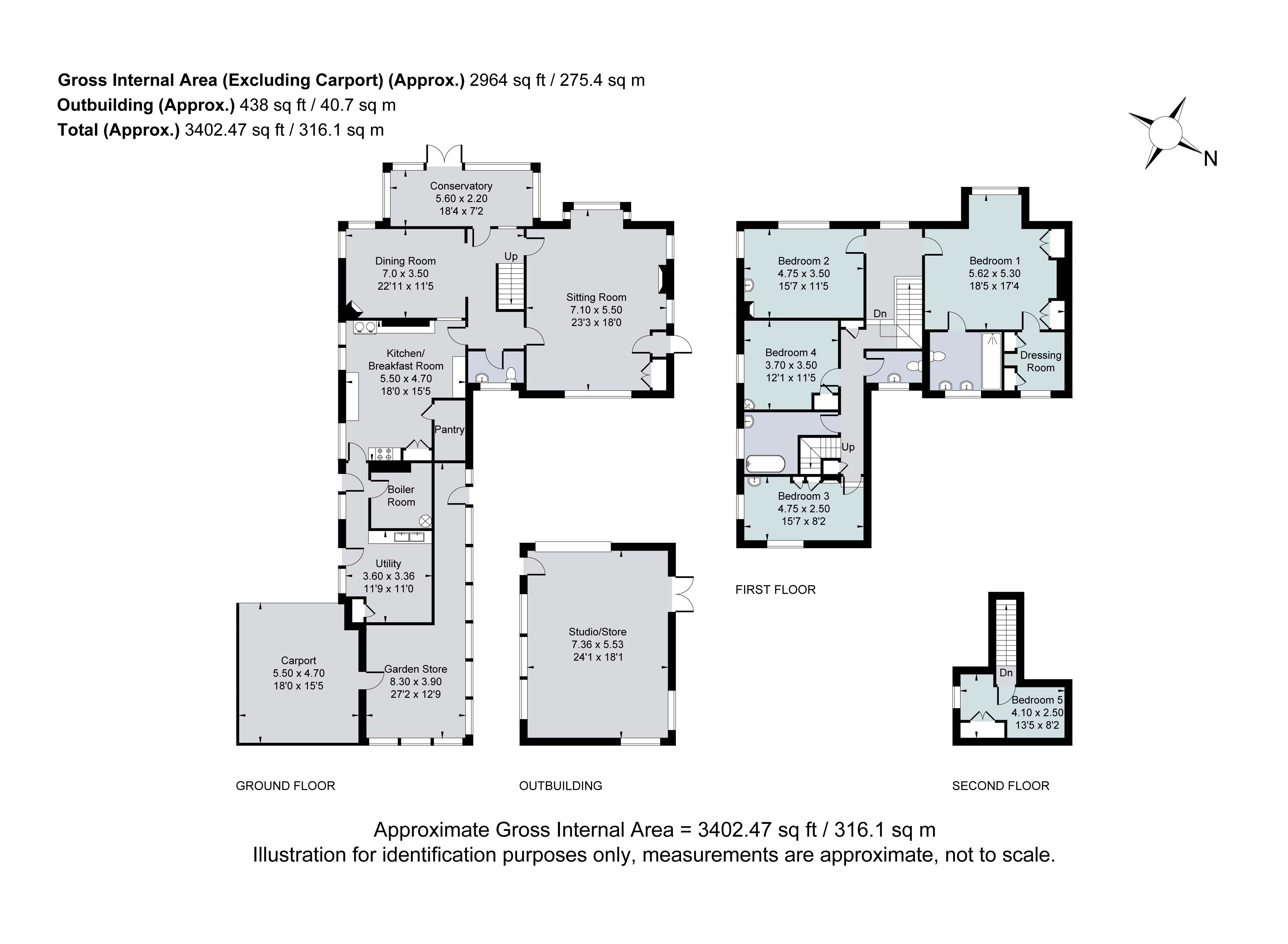Spanden,, London Road, East Sussex floorplan