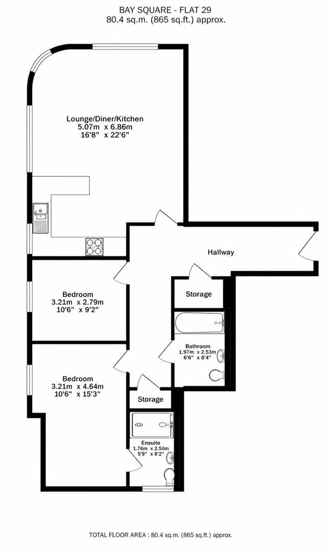 29 Palmer Court, Richmond Street, Herne Bay floorplan