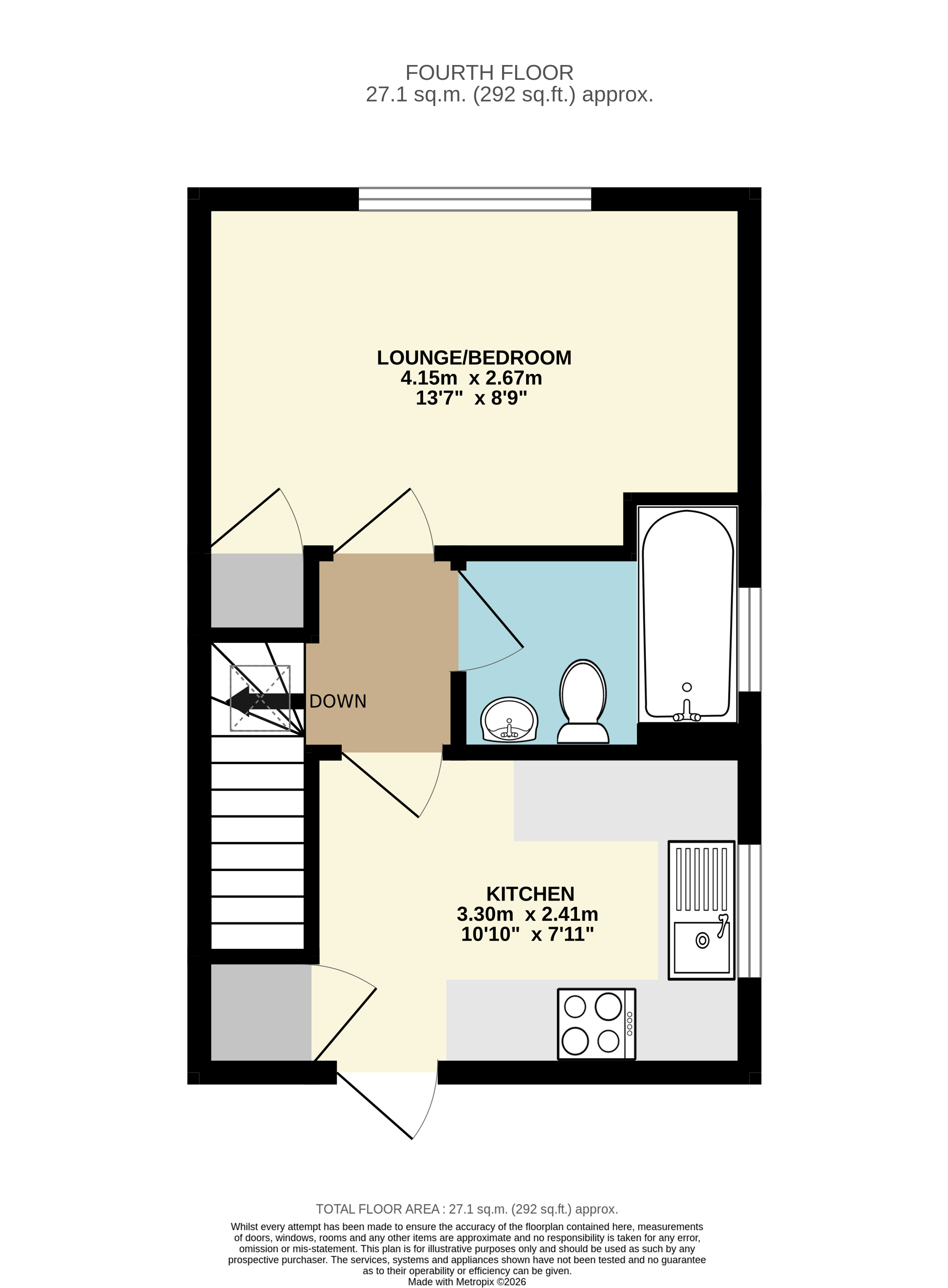 52b, Viceroy Court, Bedfordshire floorplan