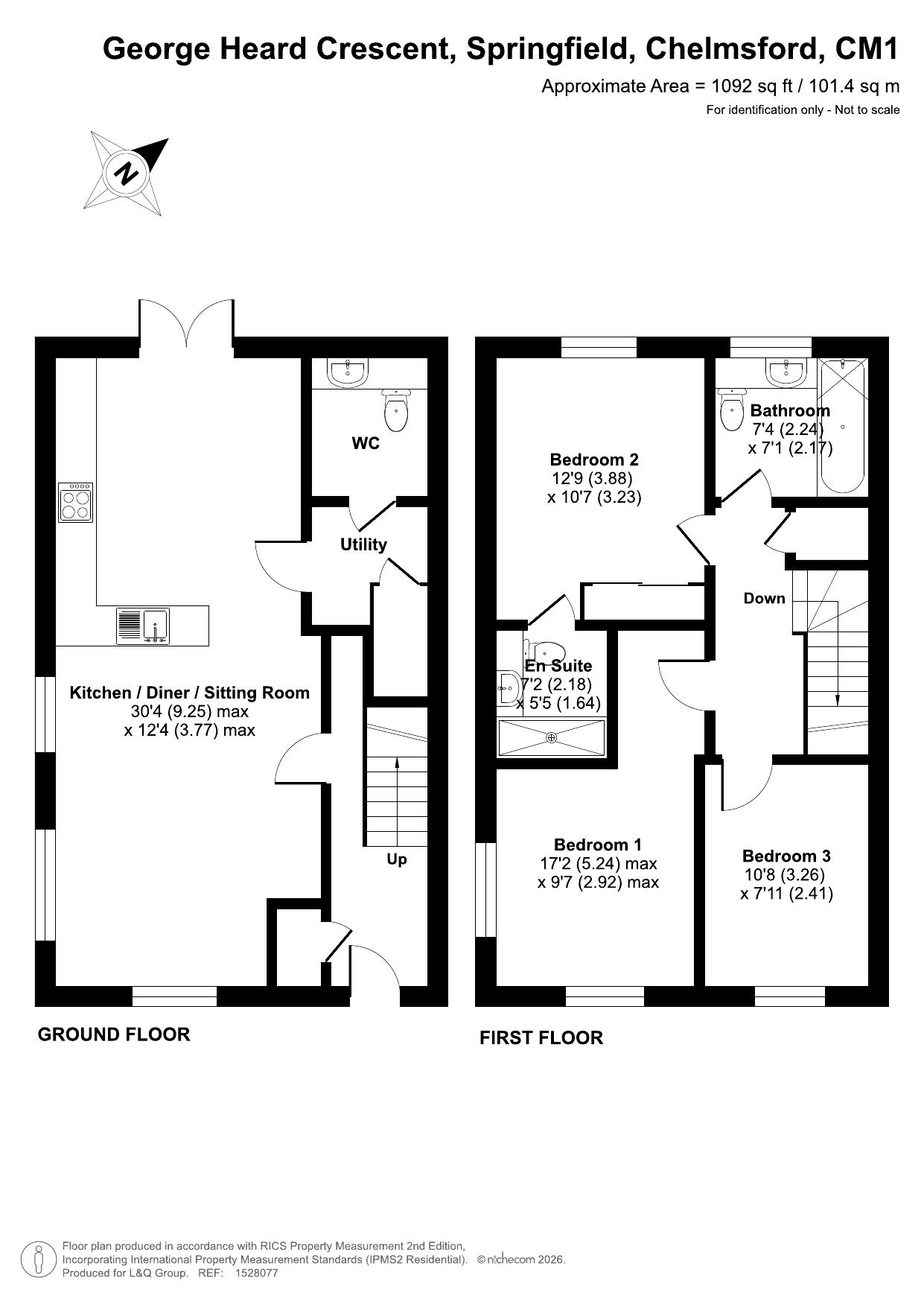 George Heard Crescent, Chelmsford floorplan