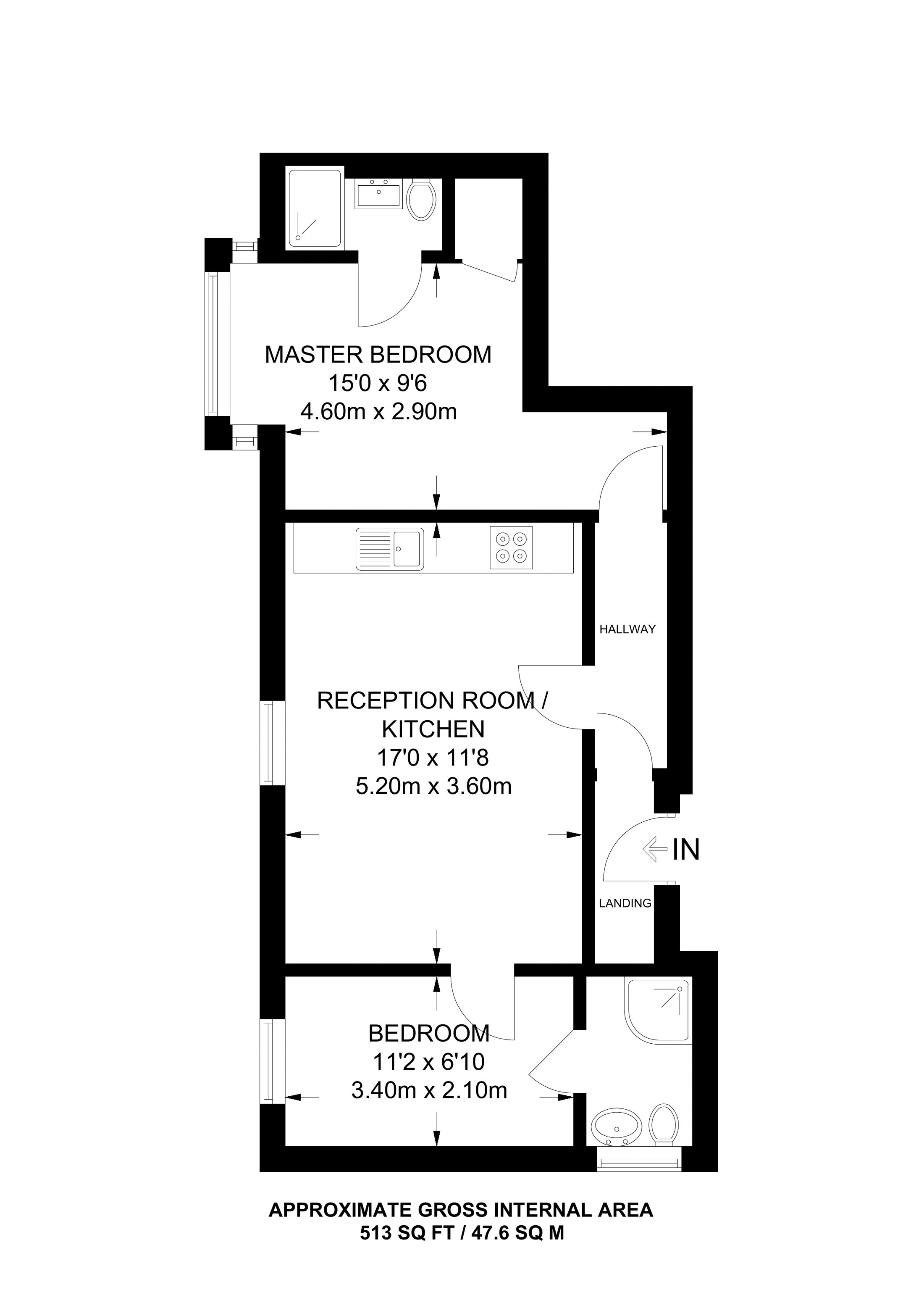 2 Bedrooms Flat to rent in Nicoll Road, Harlesden NW10