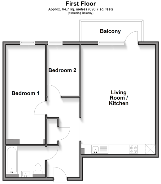 Mill Green Road, Mitcham Junction floorplan