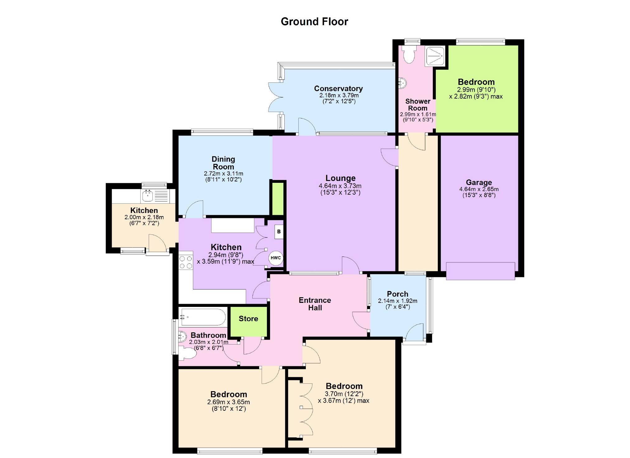 3 Bedrooms Detached bungalow for sale in Moss Road, Billinge WN5