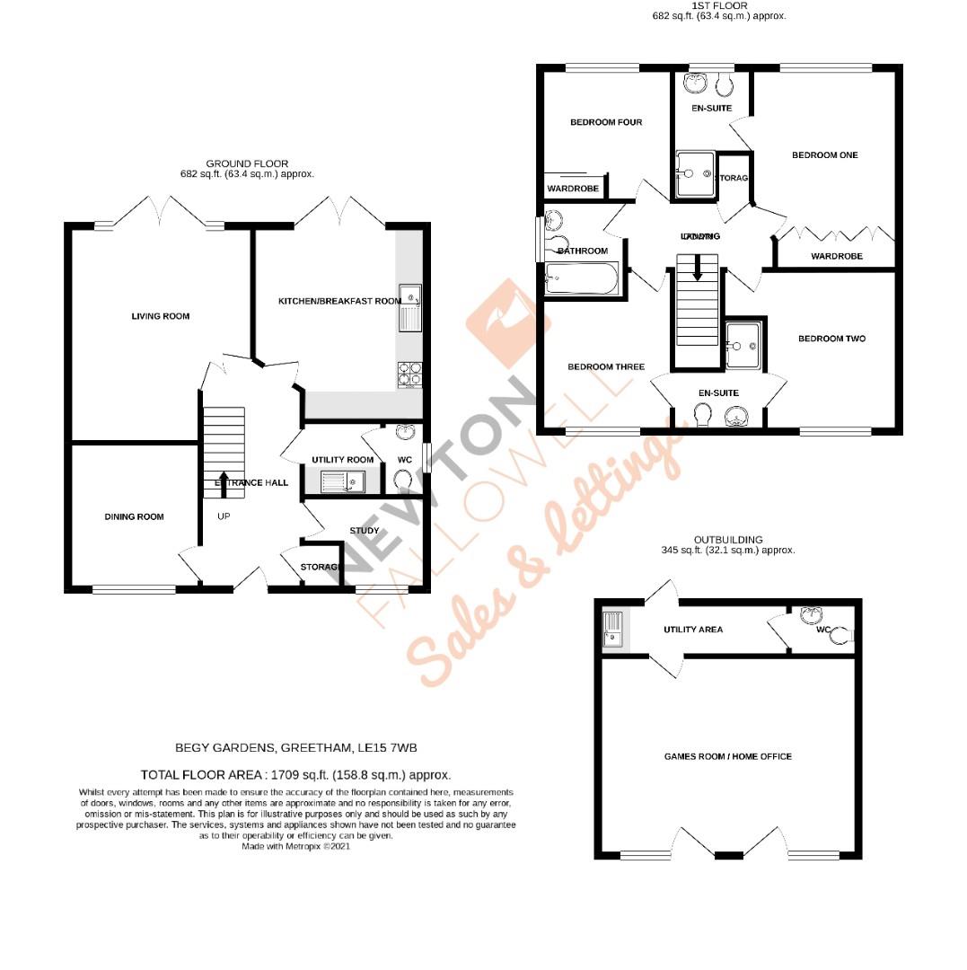 Begy Gardens, Greetham, Oakham LE15, 4 bedroom detached house for sale
