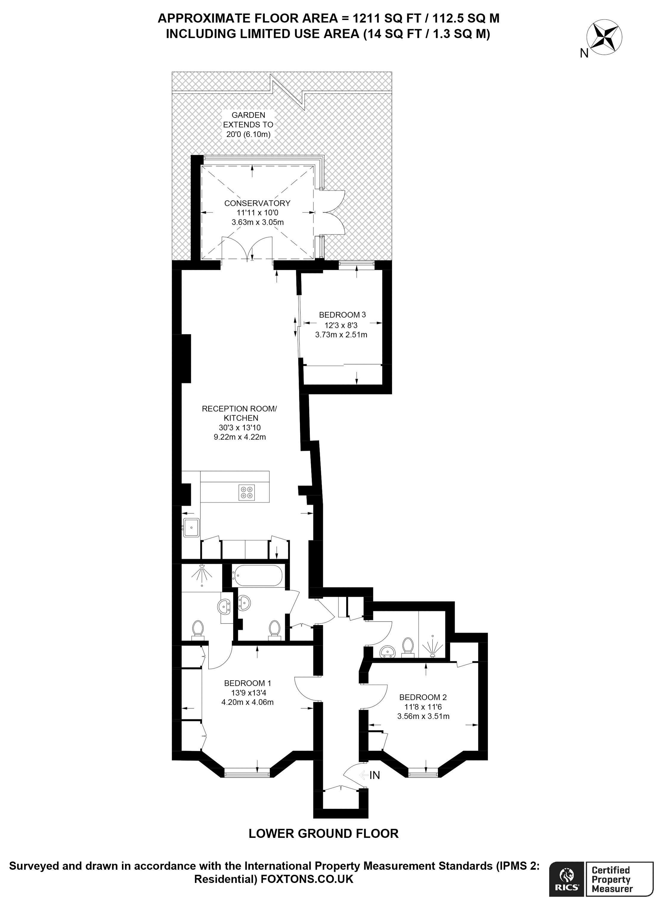 Priory Road, West Hampstead floorplan