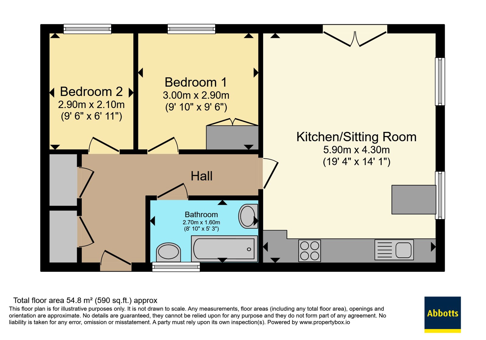 12, Ratcliffe Court, Essex floorplan