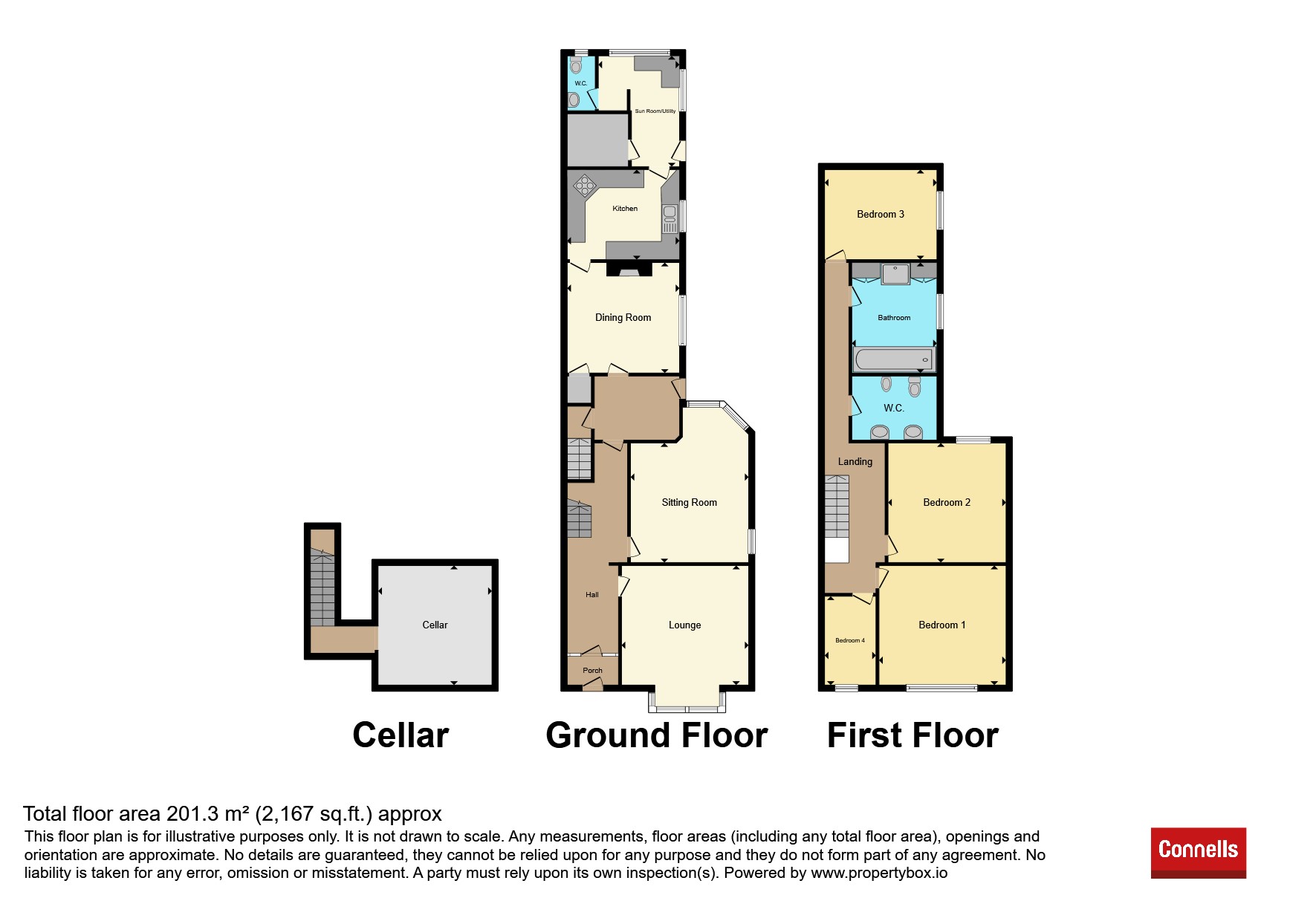 351, Prestwood Road, Wolverhampton floorplan