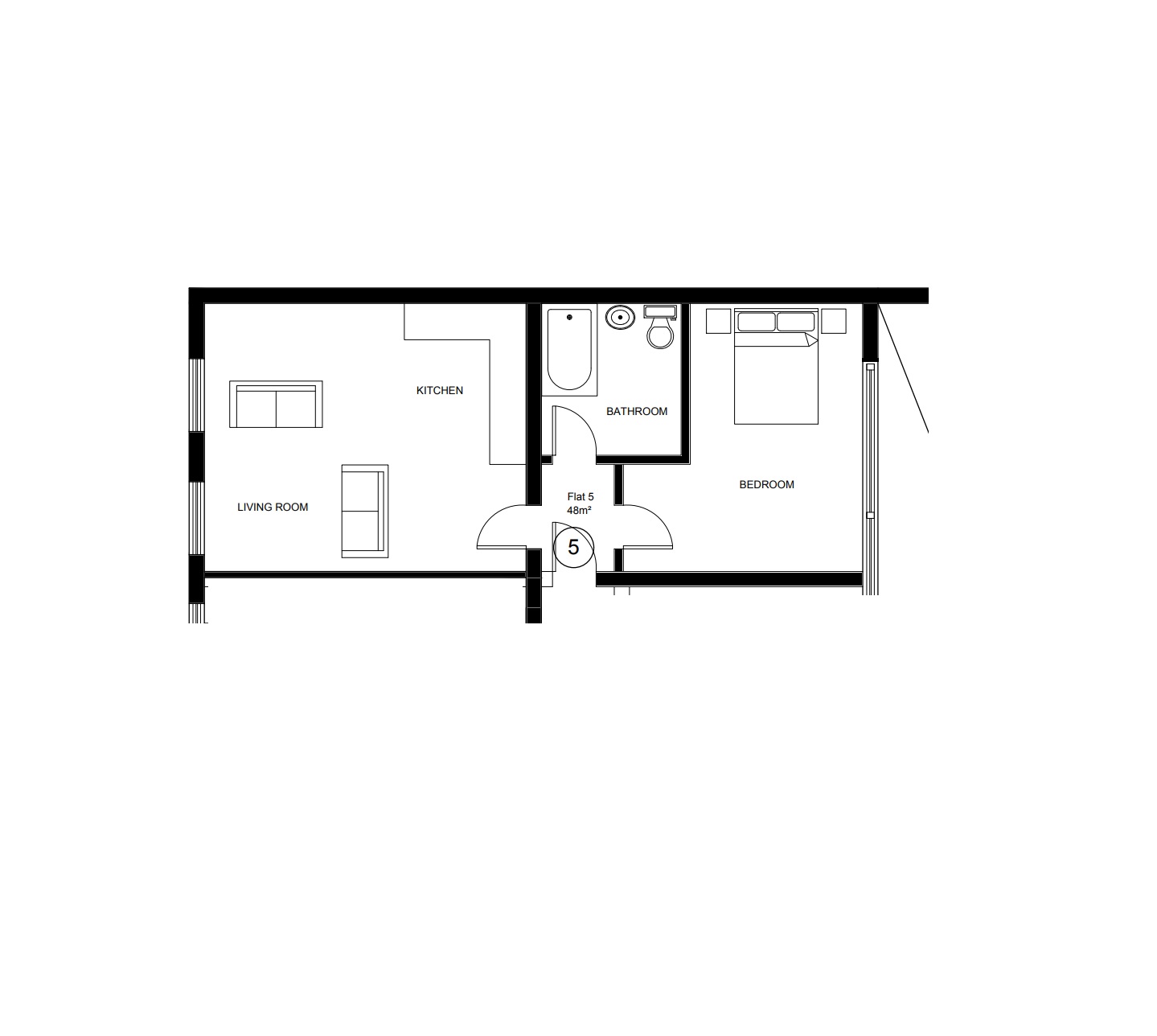 Flat 19 Bredwood Arcade, Green End, Whitchurch floorplan